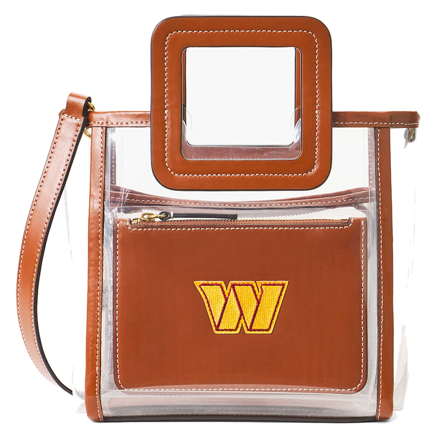 Women's STAUD Washington Commanders Clear Mini Shirley Bag