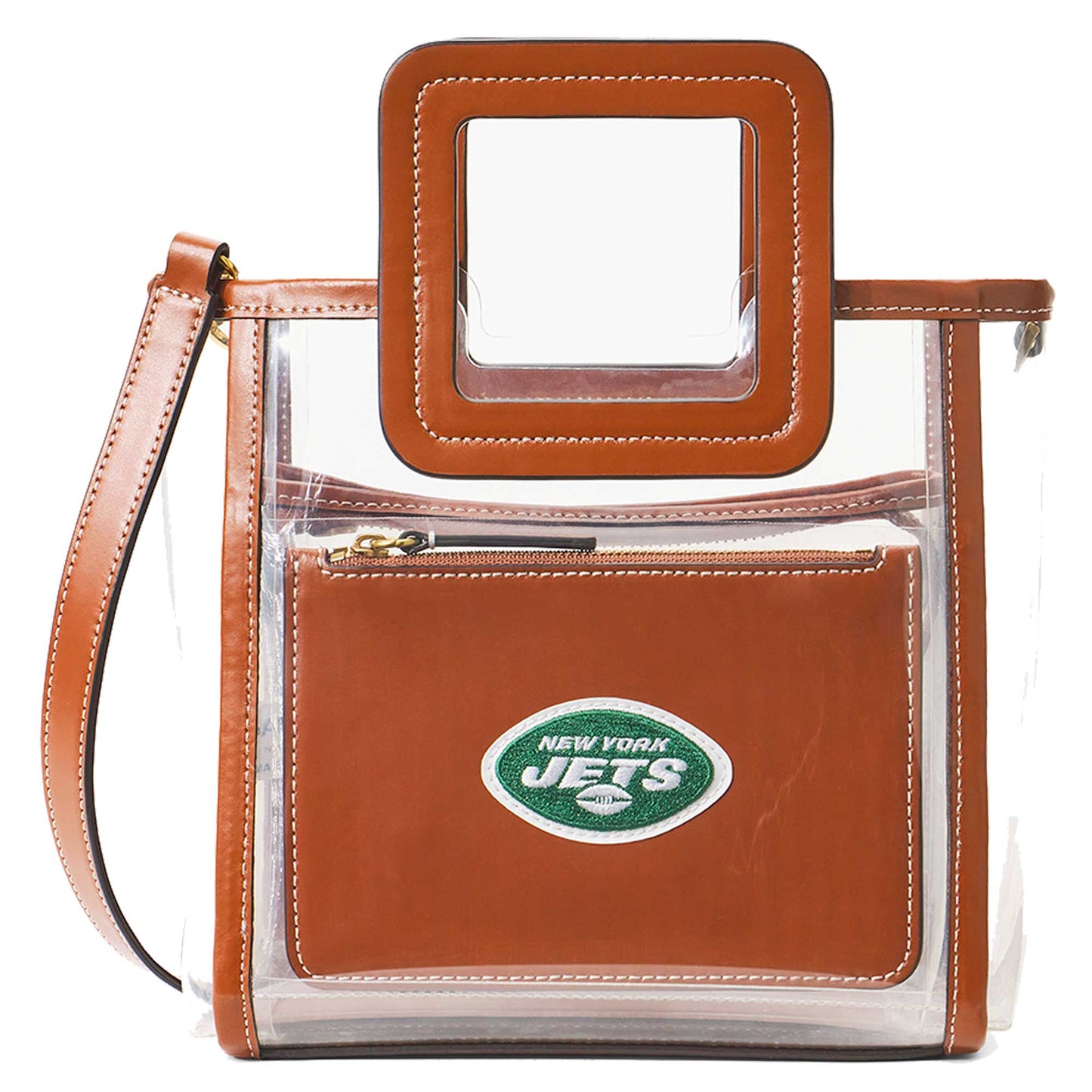 Women's STAUD New York Jets Clear Mini Shirley Bag