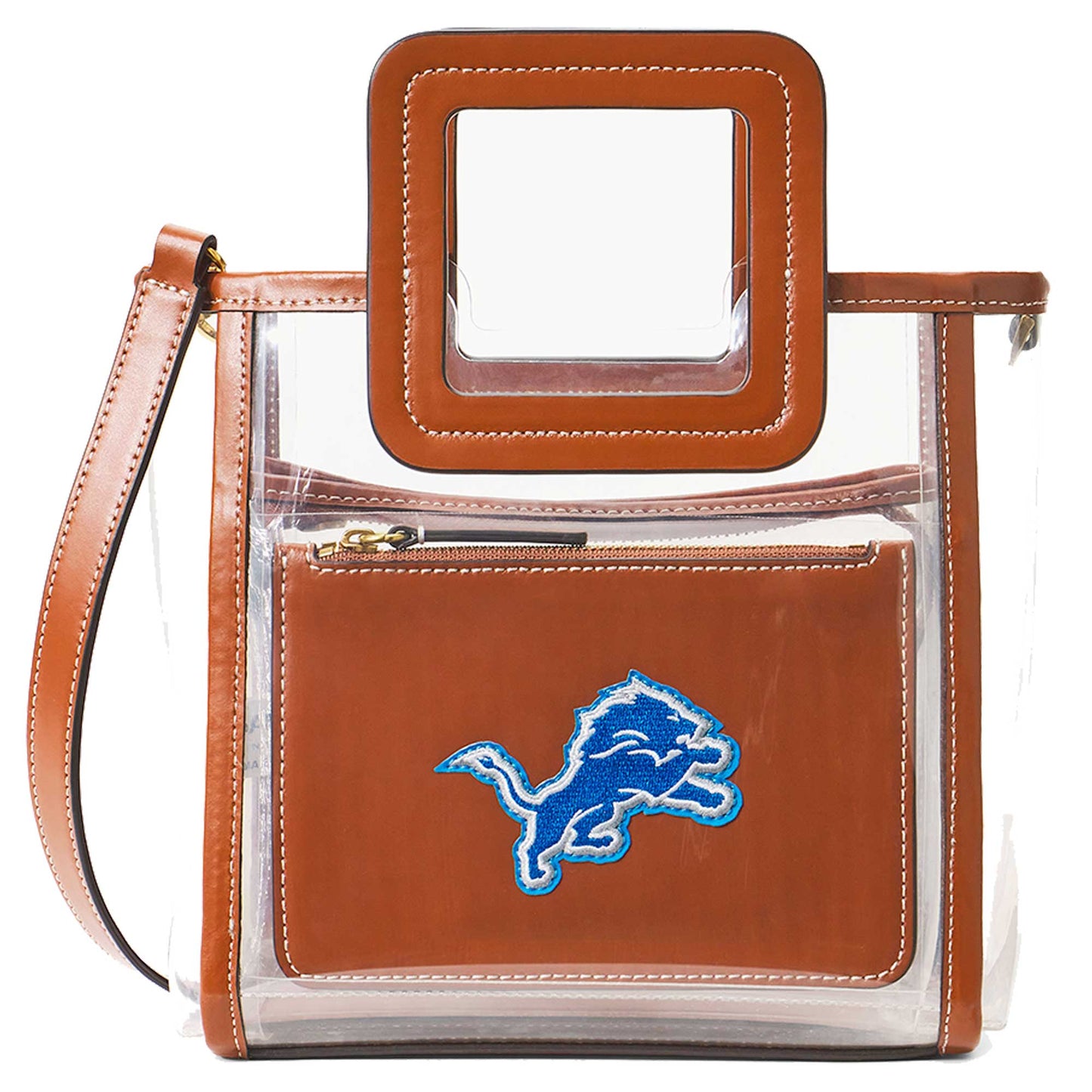 Women's STAUD Detroit Lions Clear Mini Shirley Bag