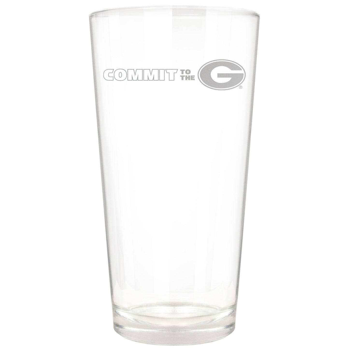 Georgia Bulldogs Etched 16oz. Rally Cry Pint Glass