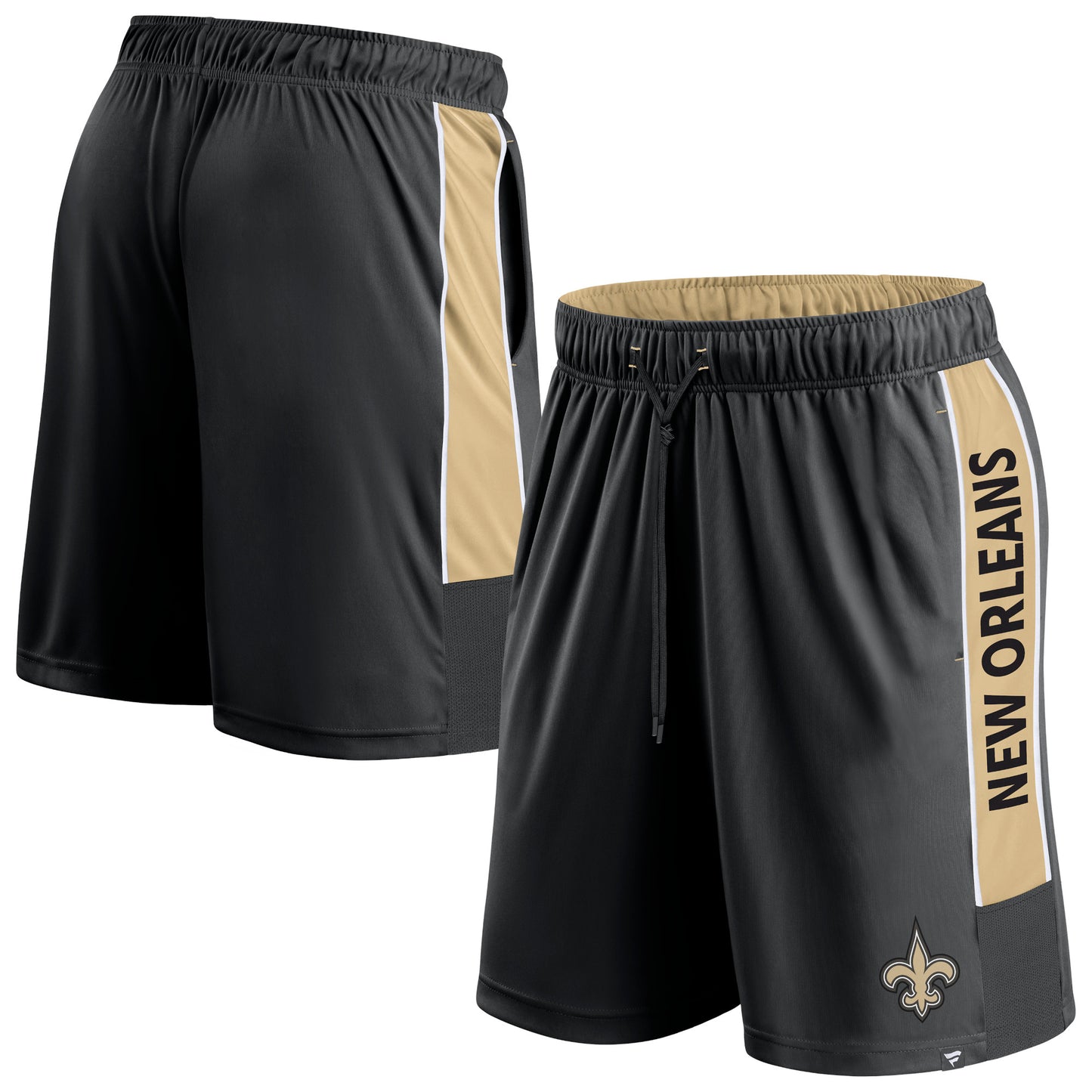 Men's Fanatics Black New Orleans Saints Win The Match Shorts