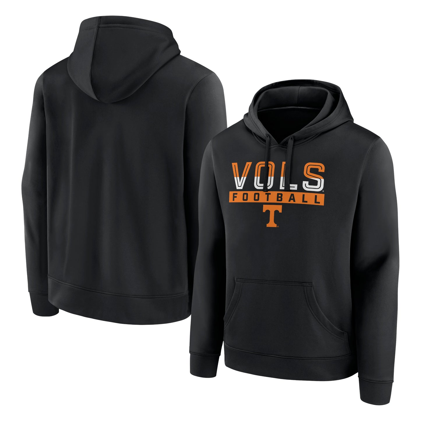 Men's Black Tennessee Volunteers Pullover Hoodie