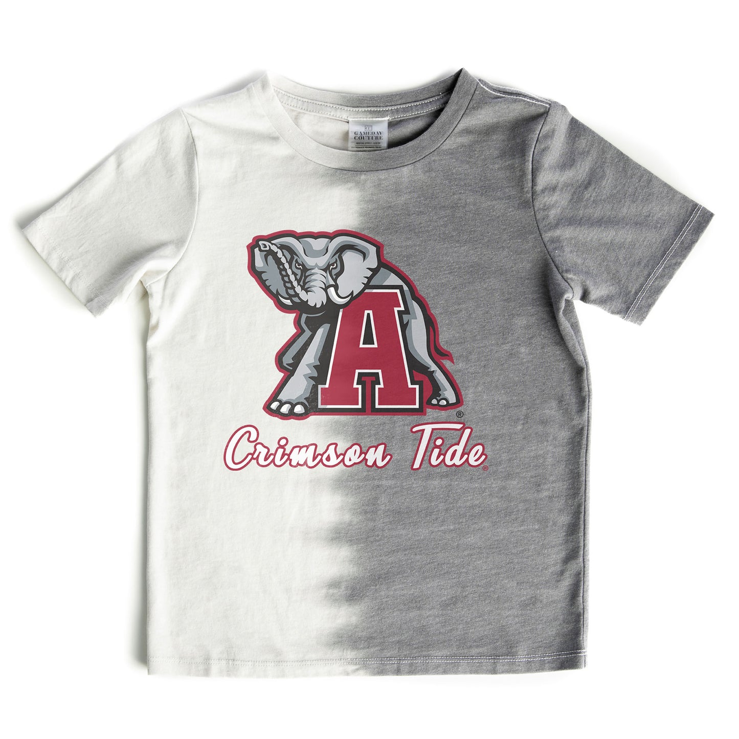 Girls Youth Gameday Couture Gray Alabama Crimson Tide Pacesetter T-Shirt
