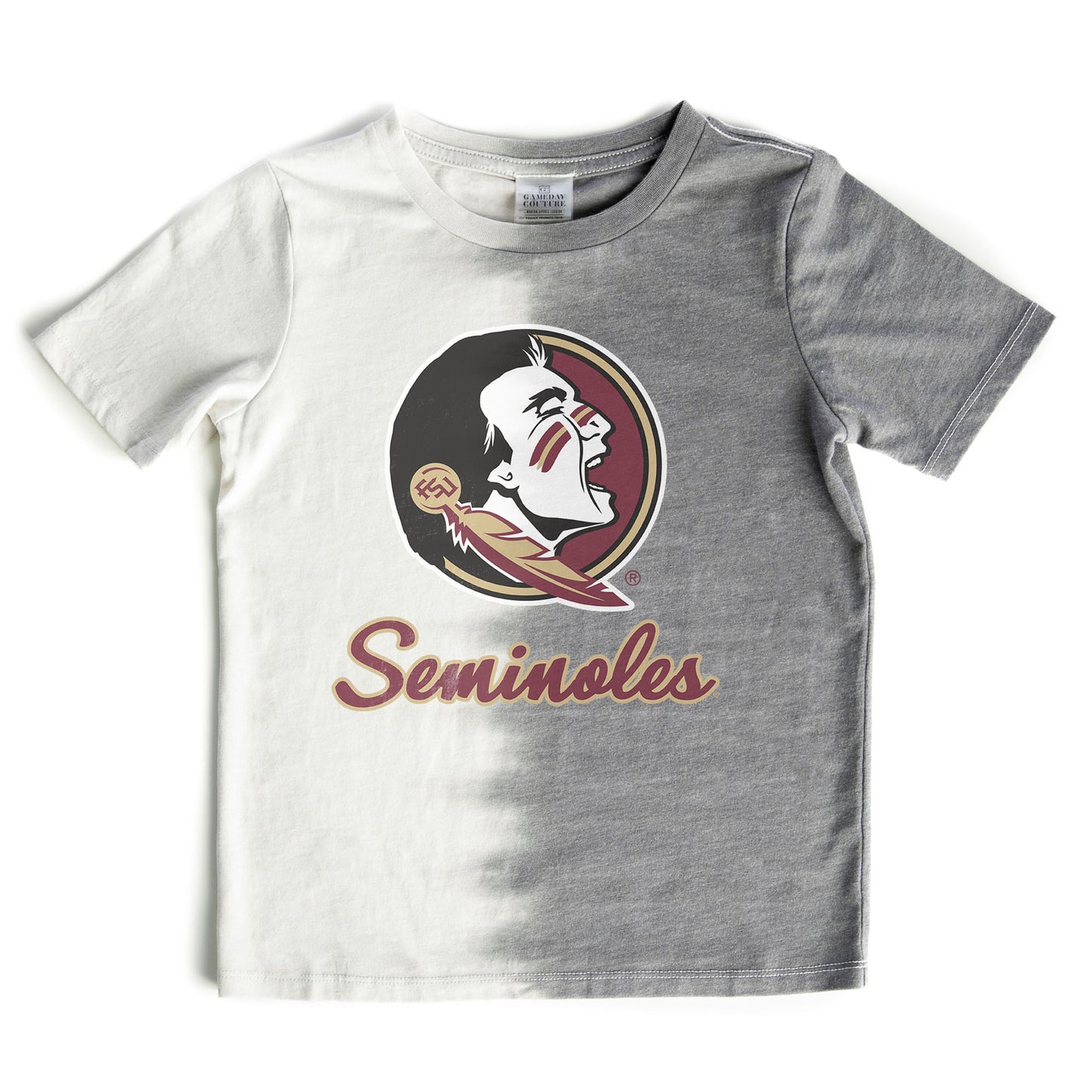 Girls Youth Gameday Couture Gray Florida State Seminoles Pacesetter T-Shirt