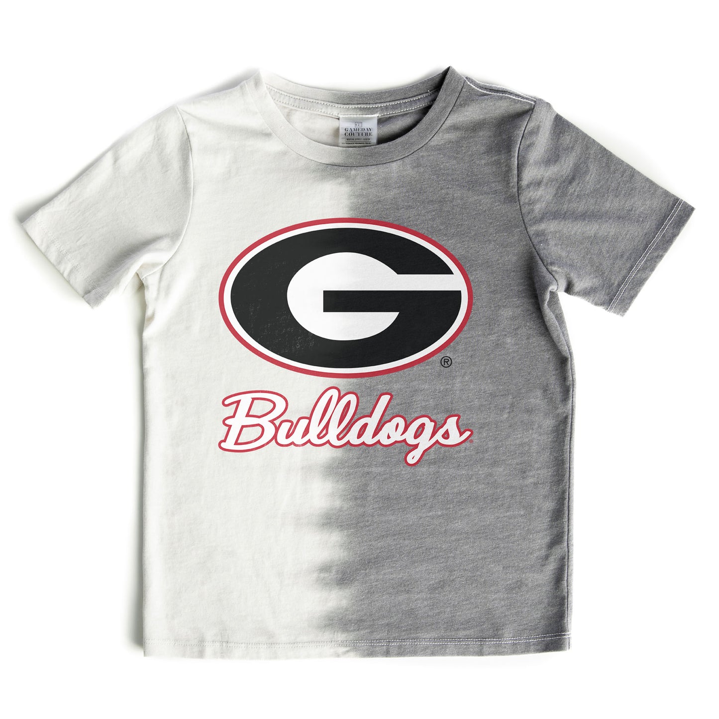 Girls Youth Gameday Couture Gray Georgia Bulldogs Pacesetter T-Shirt