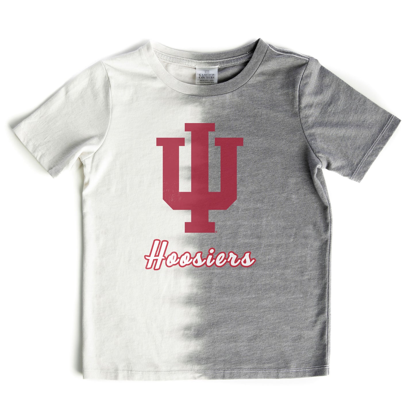 Girls Youth Gameday Couture Gray Indiana Hoosiers Pacesetter T-Shirt