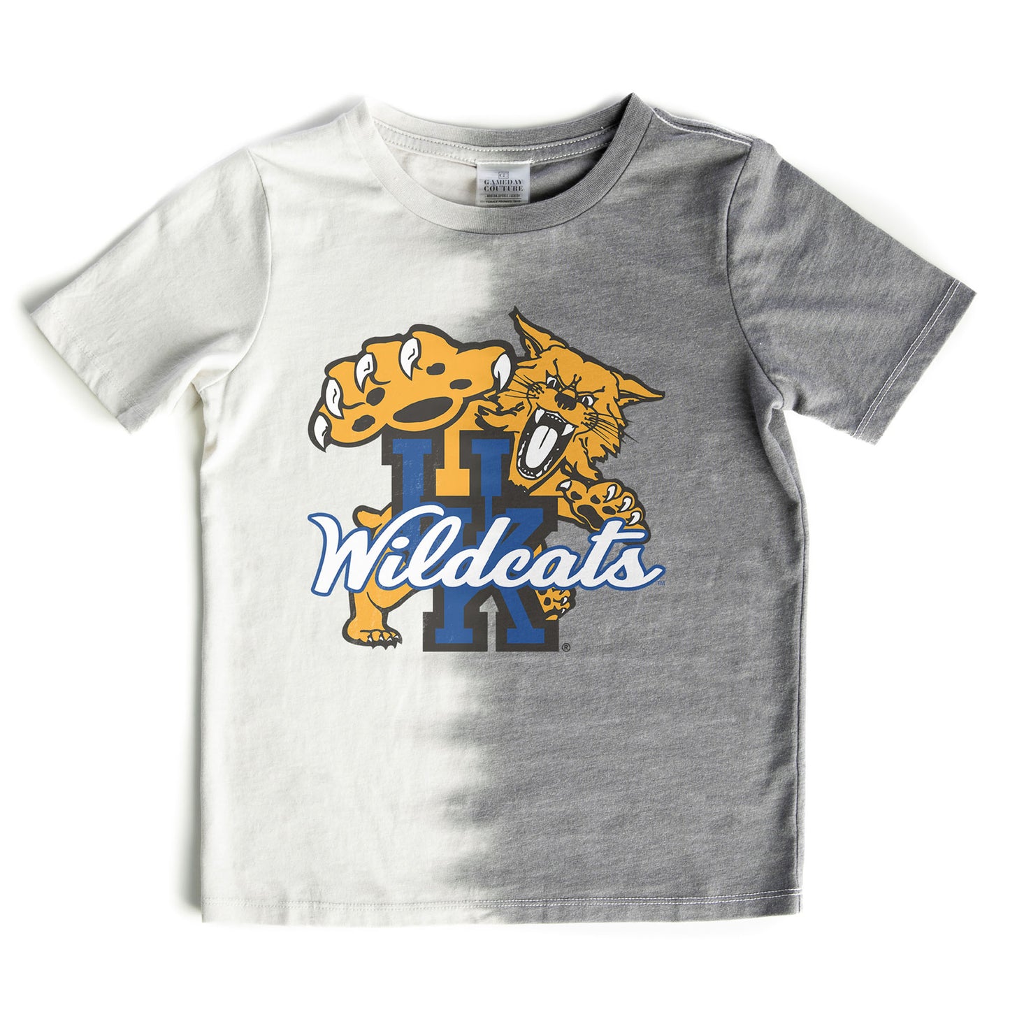 Girls Youth Gameday Couture Gray Kentucky Wildcats Pacesetter T-Shirt