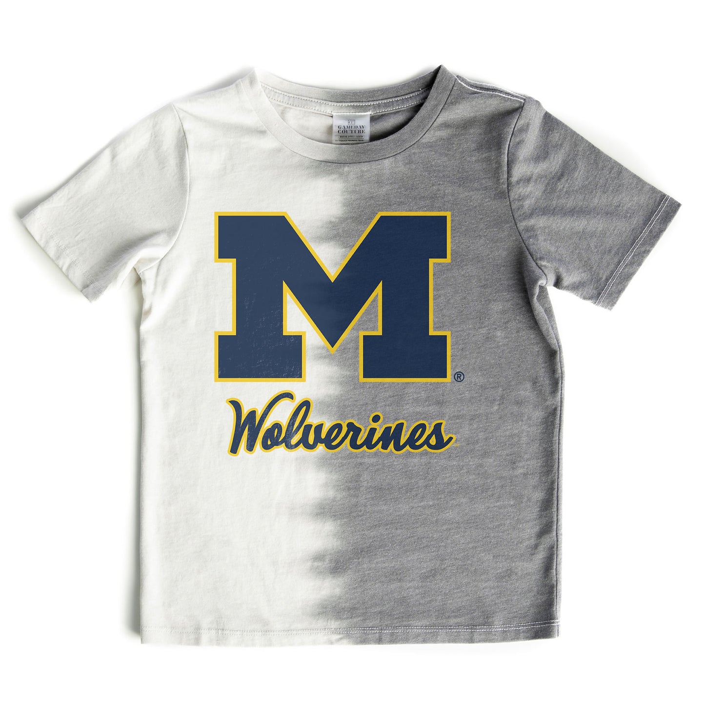 Girls Youth Gameday Couture Gray Michigan Wolverines Pacesetter T-Shirt