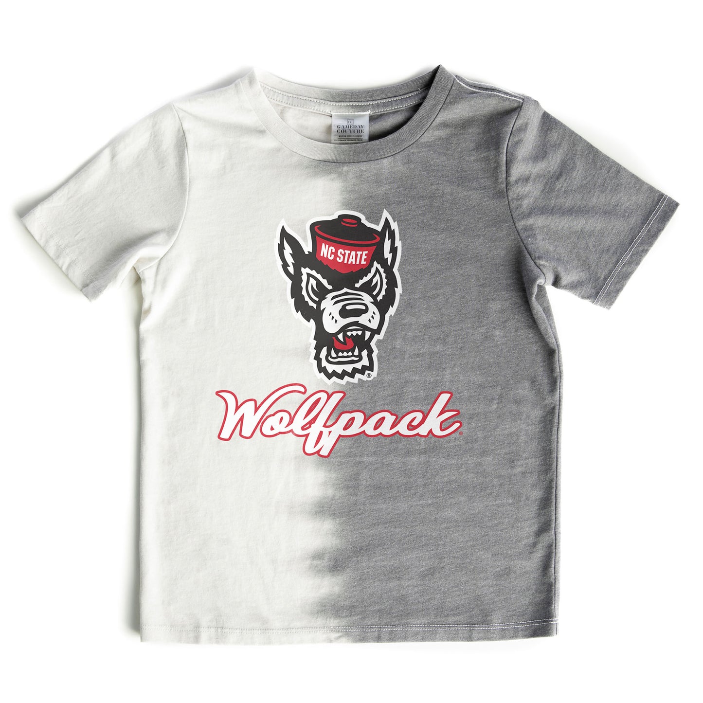 Girls Youth Gameday Couture Gray NC State Wolfpack Pacesetter T-Shirt