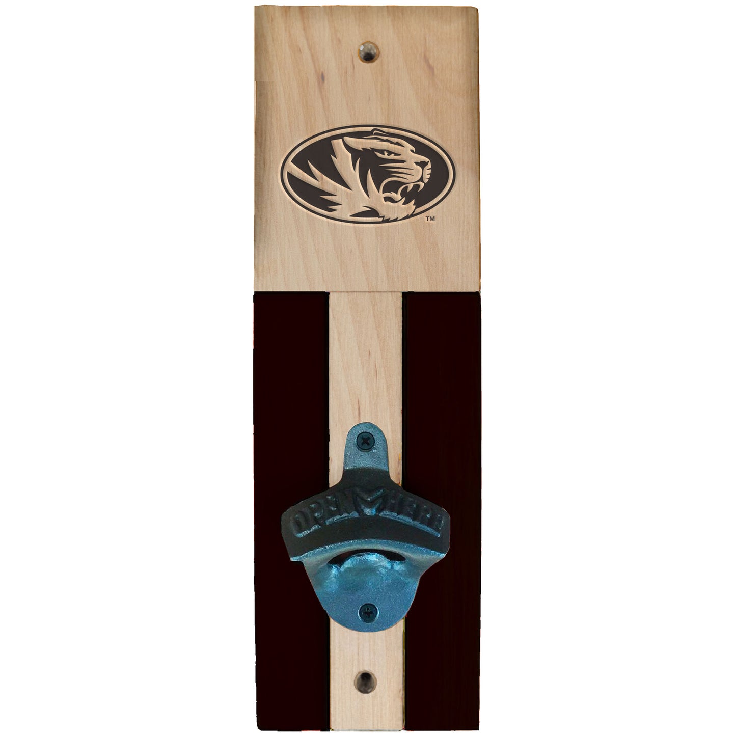 Missouri Tigers 3.5" x 11.5" Wall Mounted Bottle Opener