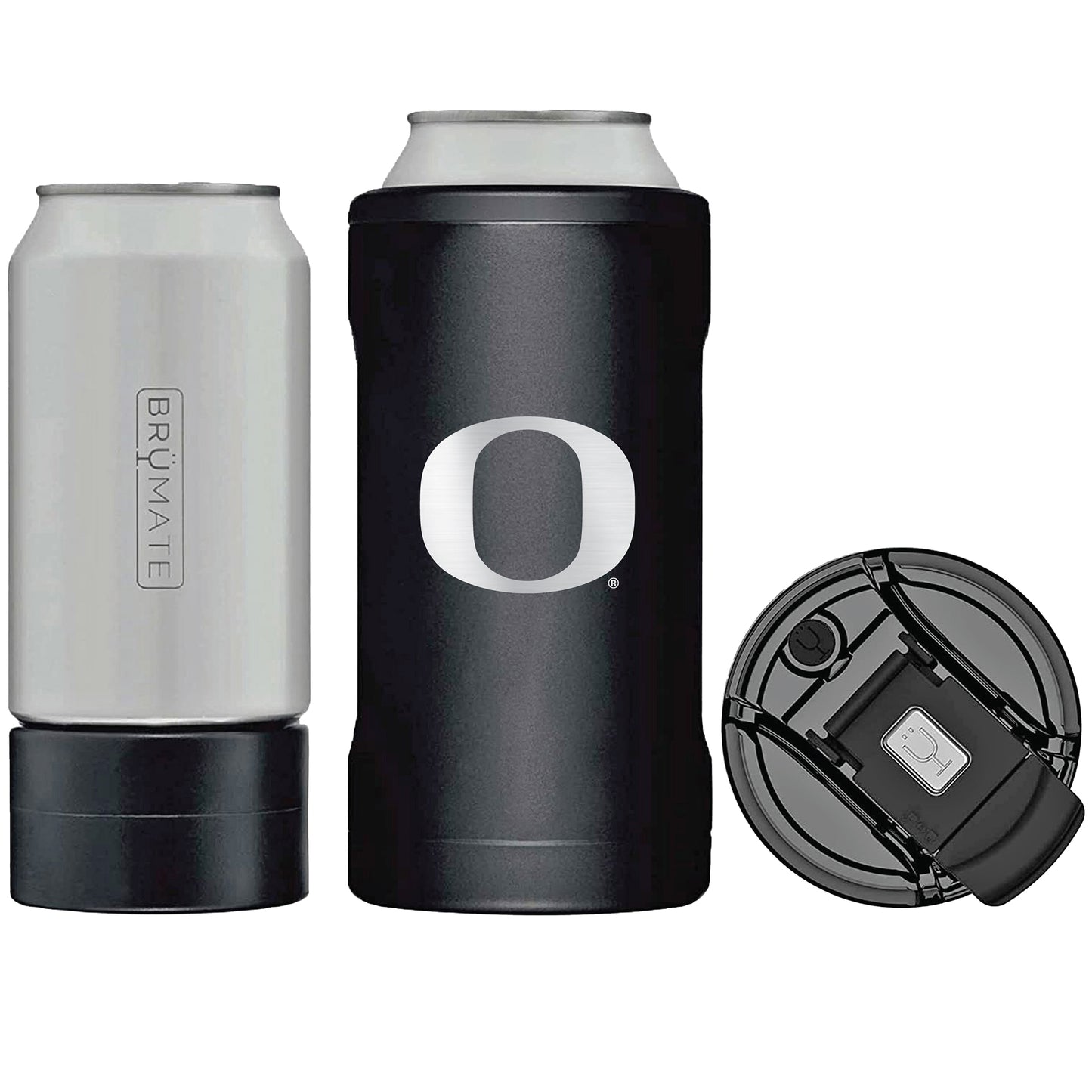 BruMate Oregon Ducks Primary Logo Hopsulator Trio Can Cooler