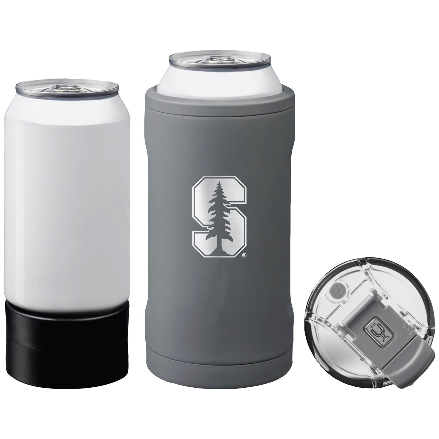 BruMate Stanford Cardinal Primary Logo Hopsulator Trio Can Cooler
