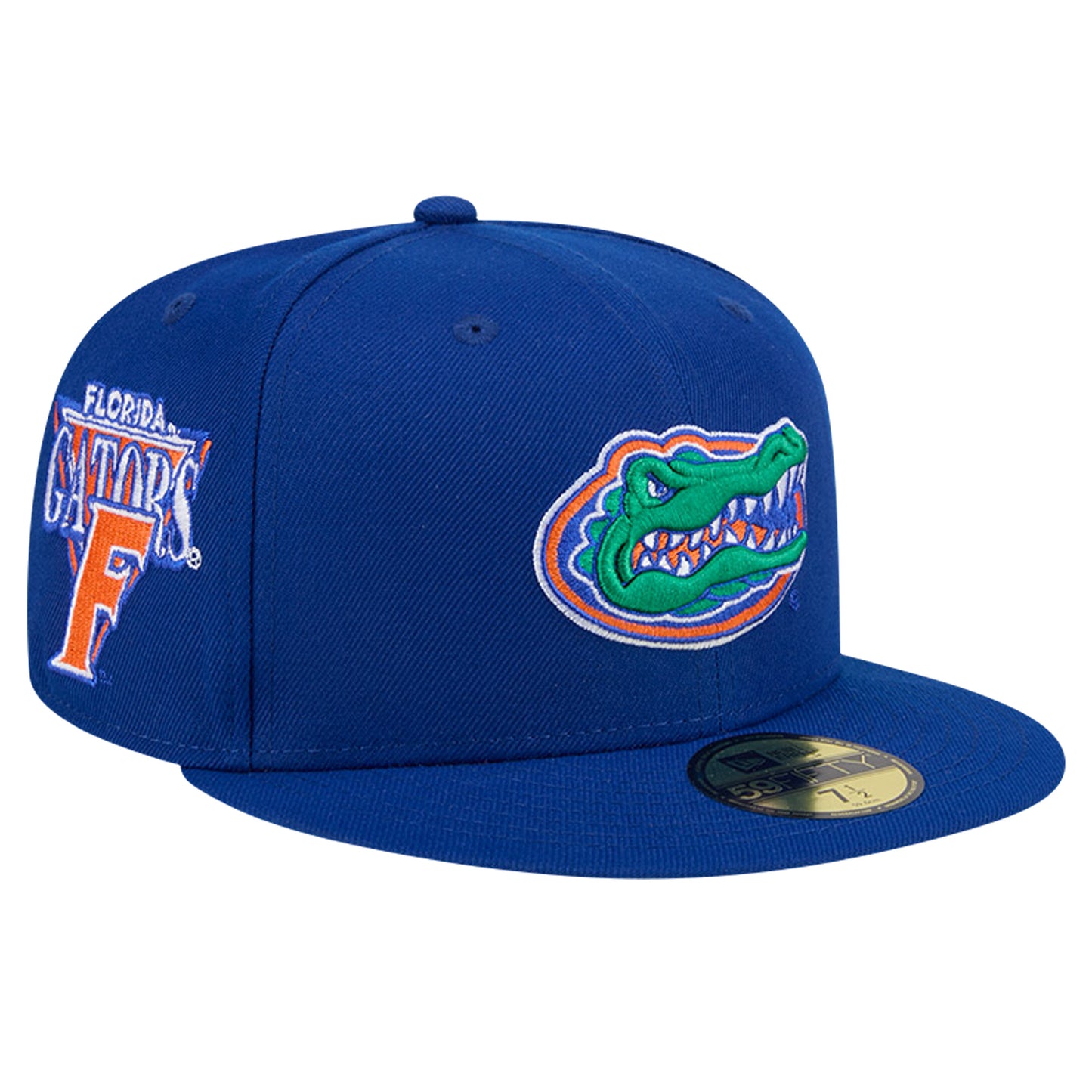 Men's New Era Royal Florida Gators Throwback 59FIFTY Fitted Hat