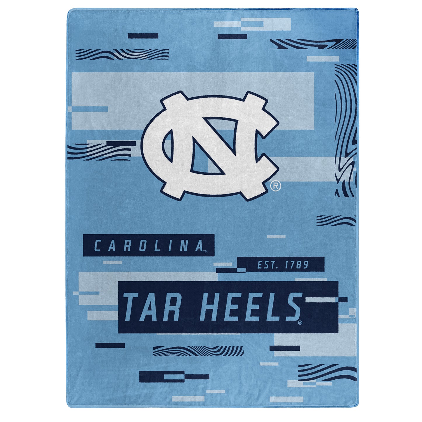 The Northwest Group North Carolina Tar Heels 50" x 60" Digitize Raschel Throw Blanket