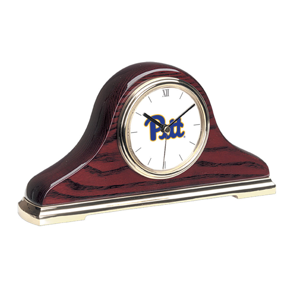 Gold Pitt Panthers Mantel Clock