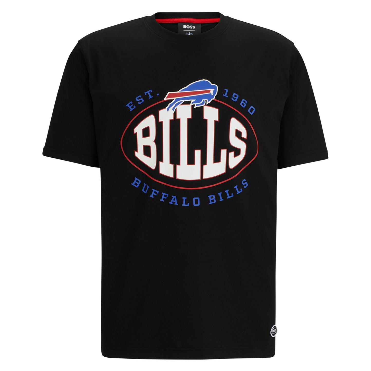 Men's BOSS X NFL Black Buffalo Bills Trap T-Shirt