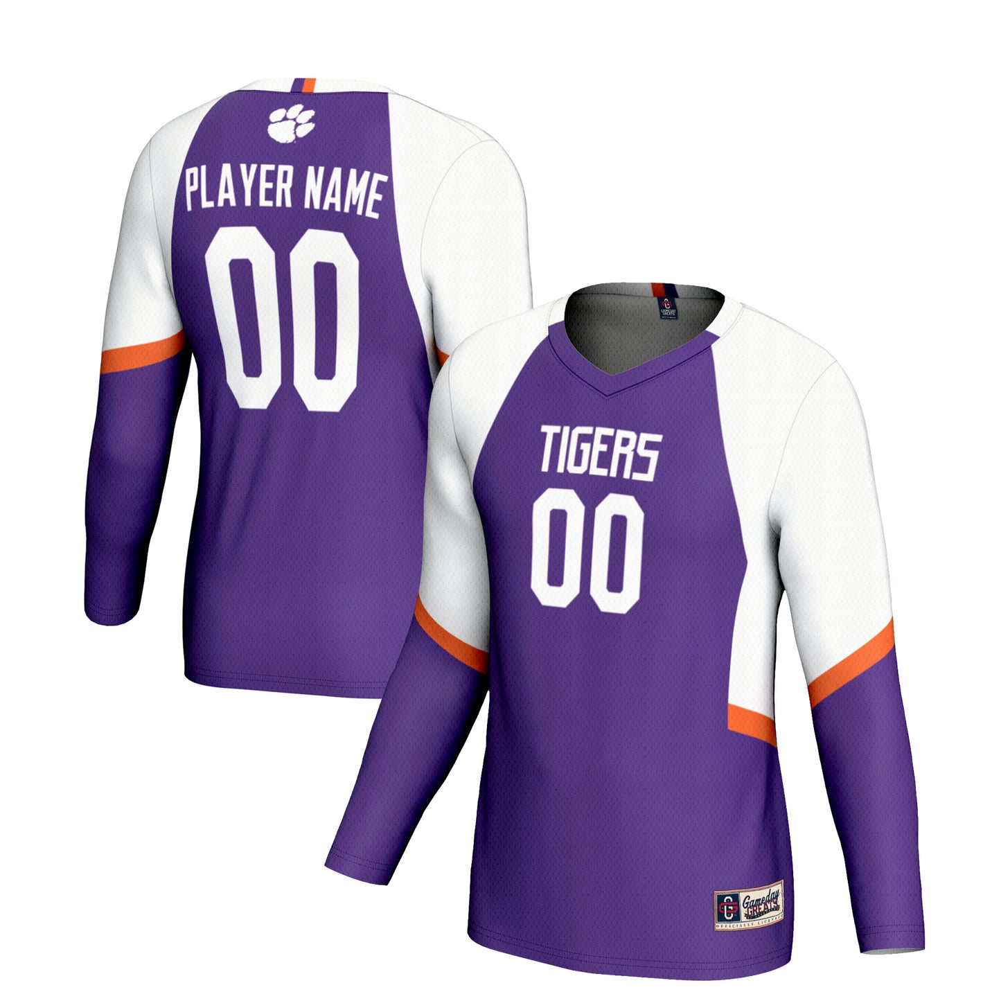 Youth GameDay Greats Purple Clemson Tigers NIL Lightweight Volleyball Jersey