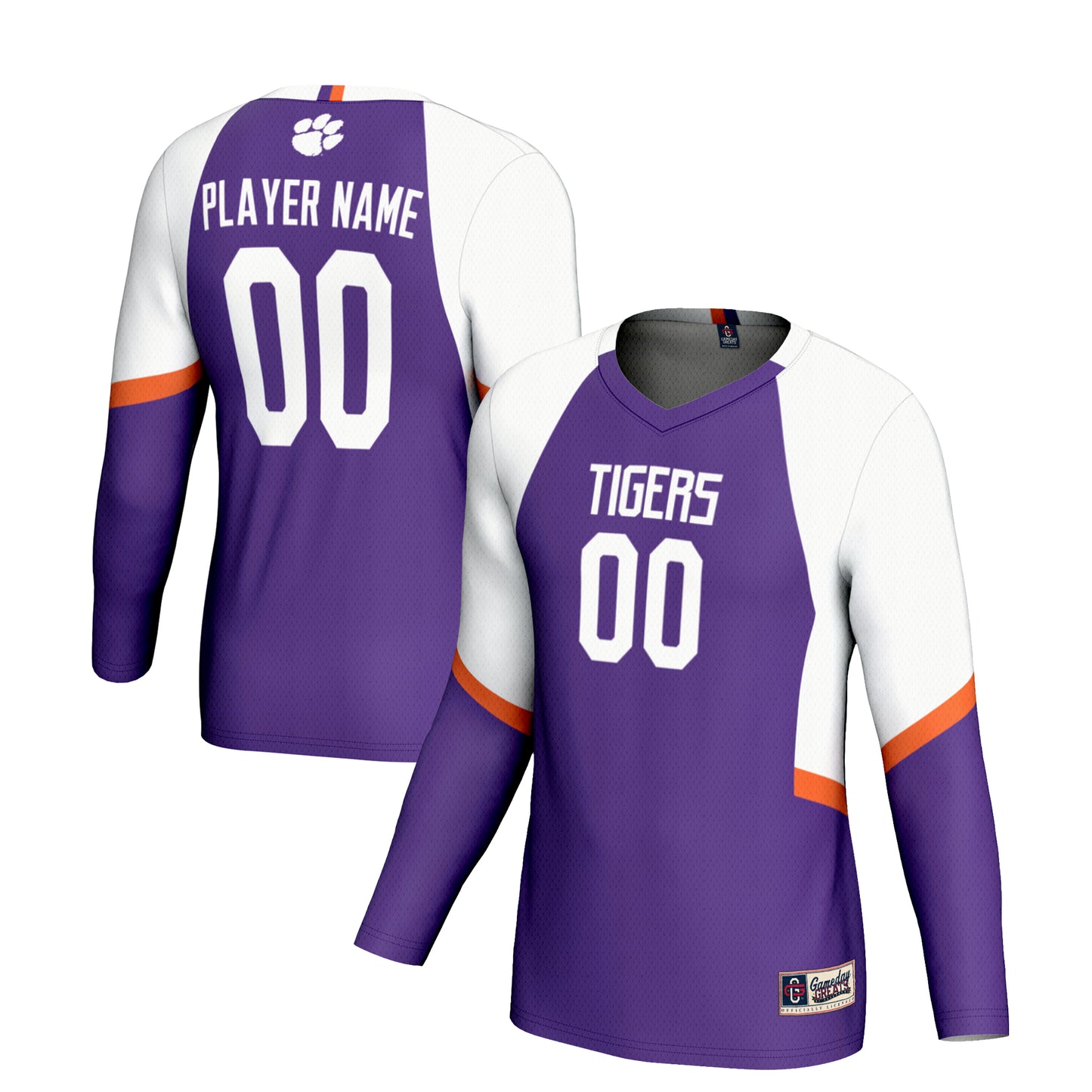 Unisex GameDay Greats Purple Clemson Tigers NIL Lightweight Volleyball Jersey