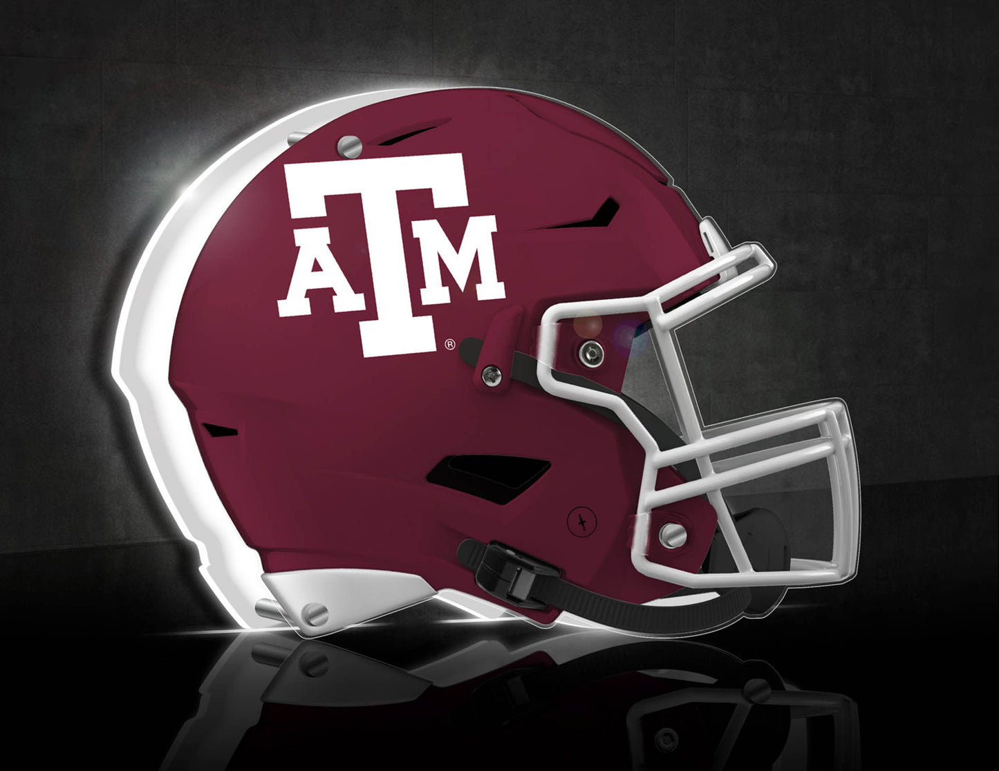 Texas A&M Aggies LED Helmet Tabletop Sign