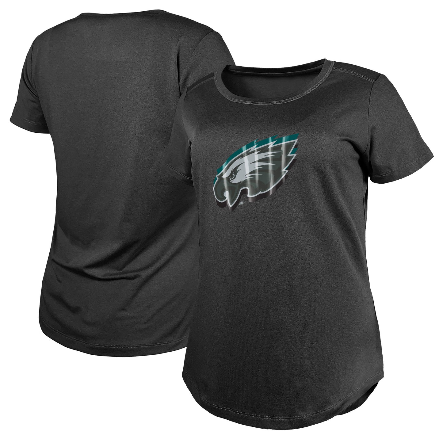 Women's New Era Charcoal Philadelphia Eagles 2024 NFL Draft T-Shirt
