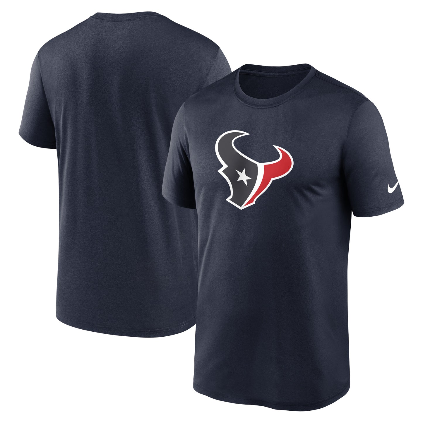Men's Nike Navy Houston Texans Legend Logo Performance T-Shirt