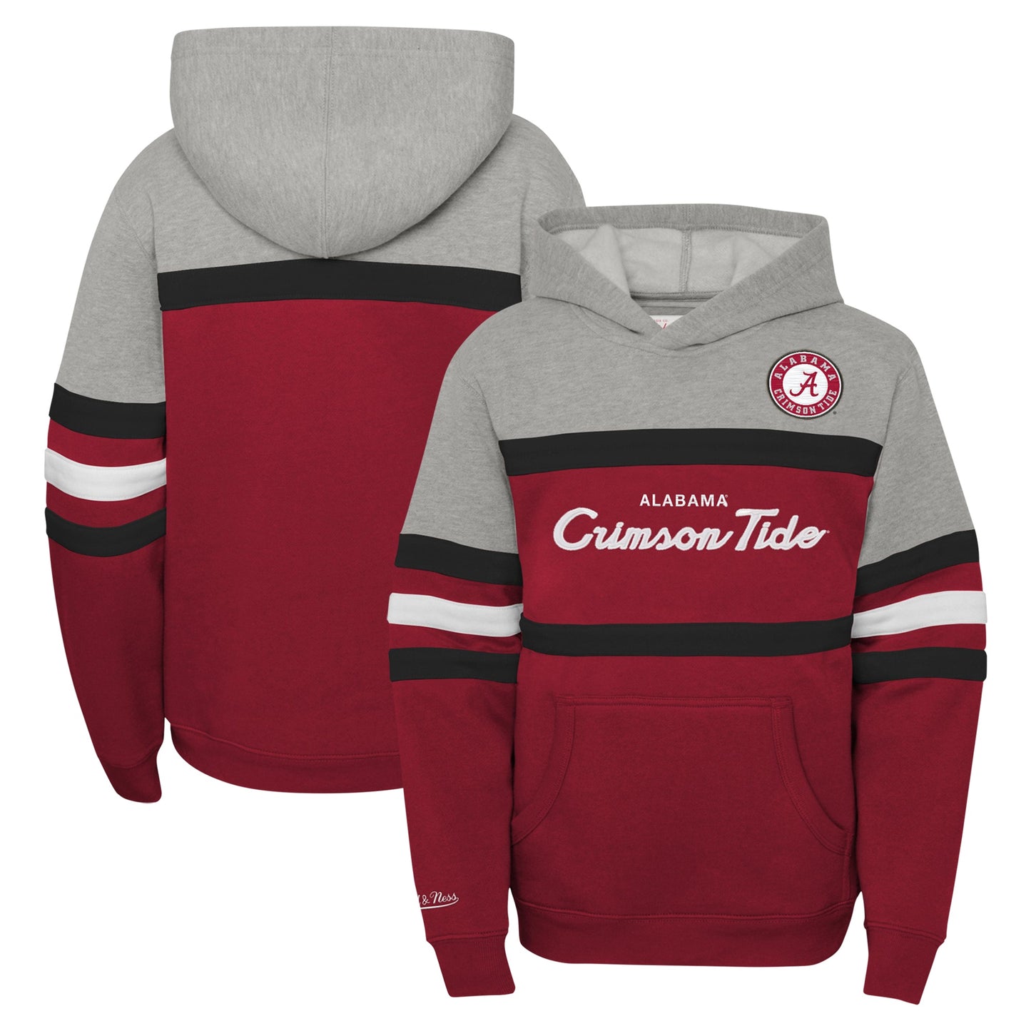 Youth Mitchell & Ness Crimson Alabama Crimson Tide Head Coach Hoodie