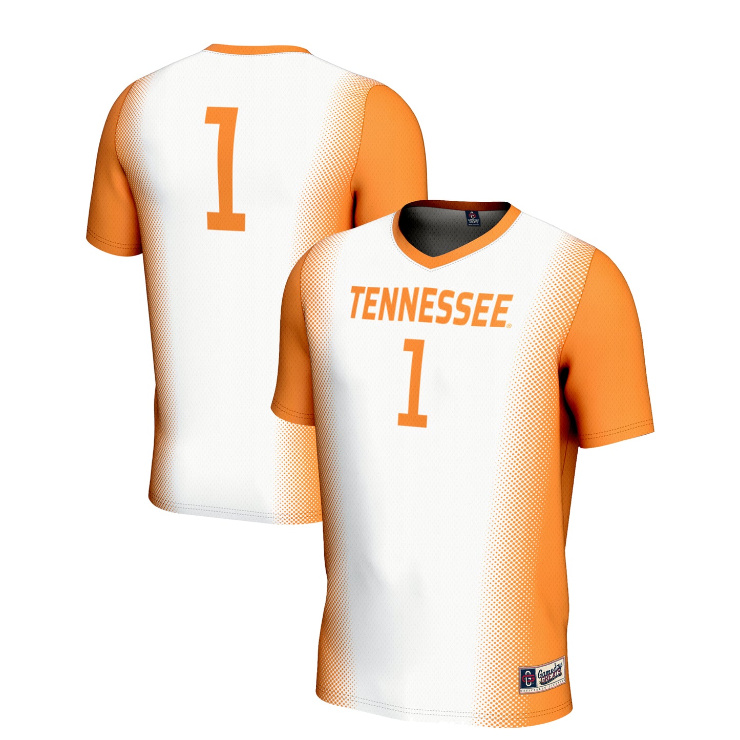 Unisex GameDay Greats #1 White Tennessee Volunteers Lightweight Women's Soccer Jersey
