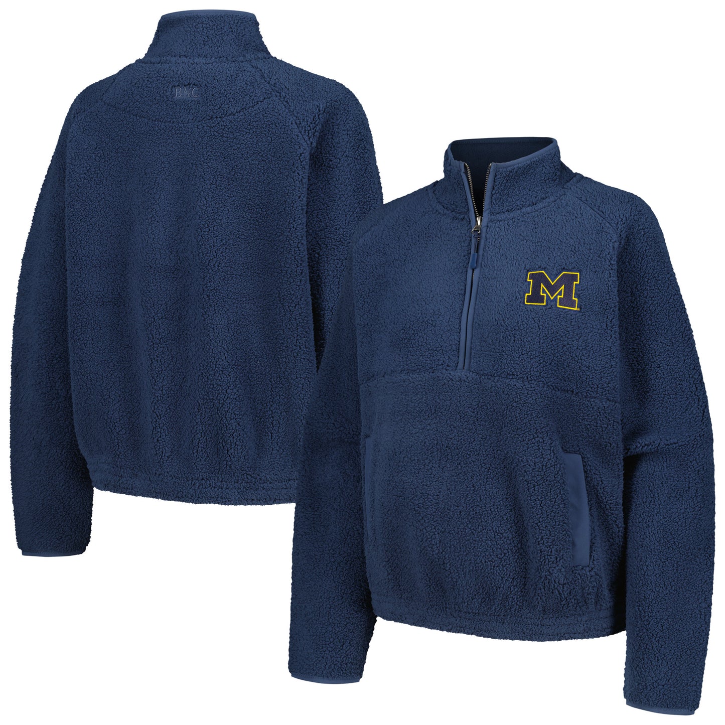Women's Blue Michigan Wolverines Everest Half-Zip Sweatshirt