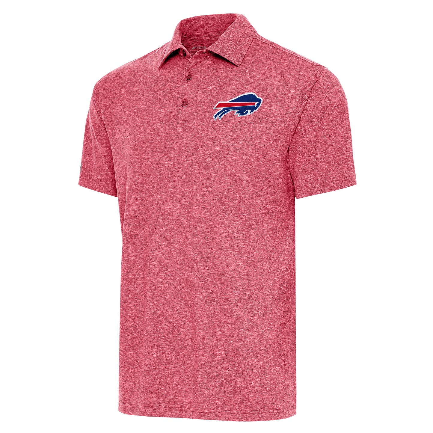 Men's Antigua Heather Red Buffalo Bills Par Polo
