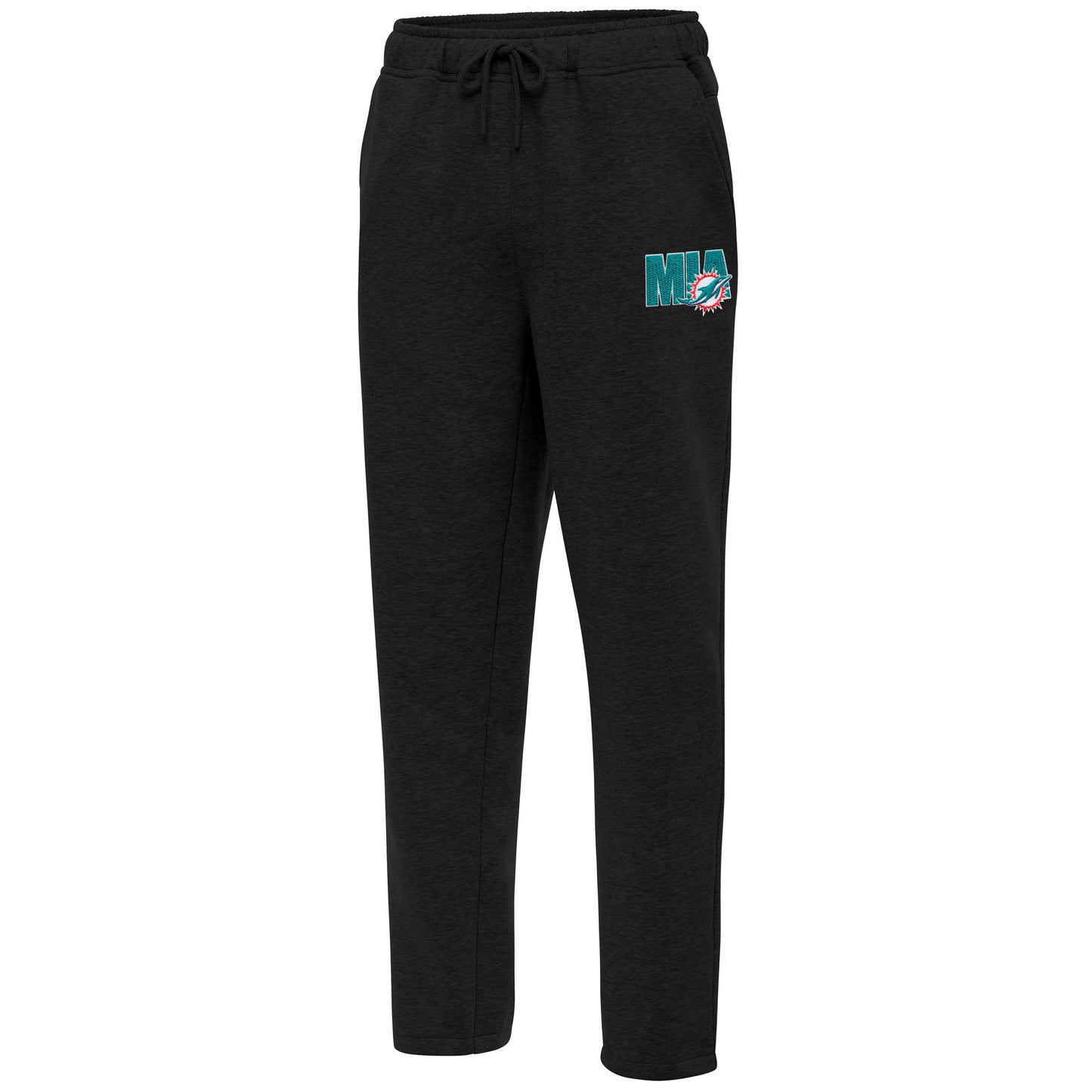 Men's Antigua Black Miami Dolphins Victory Sweatpants
