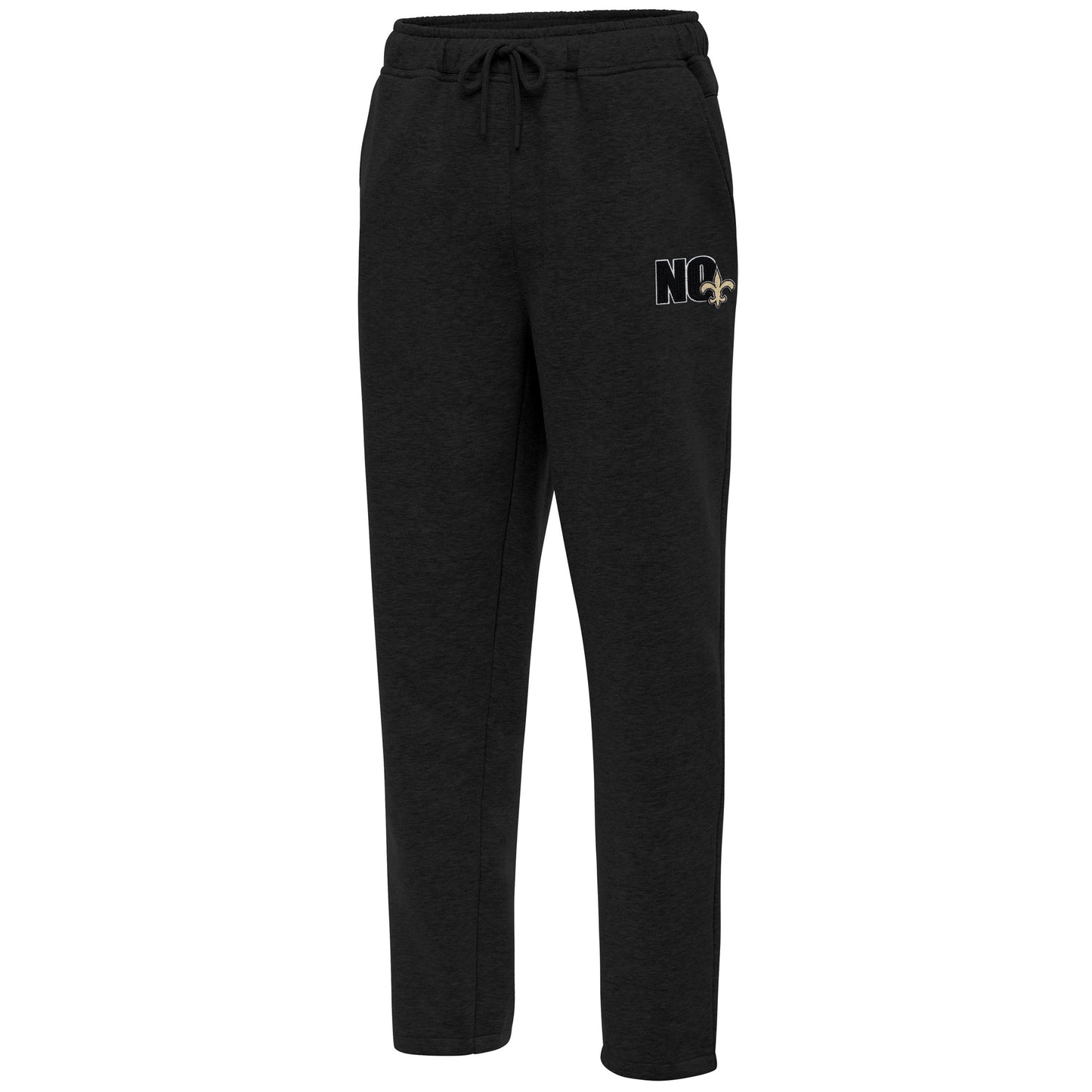 Men's Antigua Black New Orleans Saints Victory Sweatpants