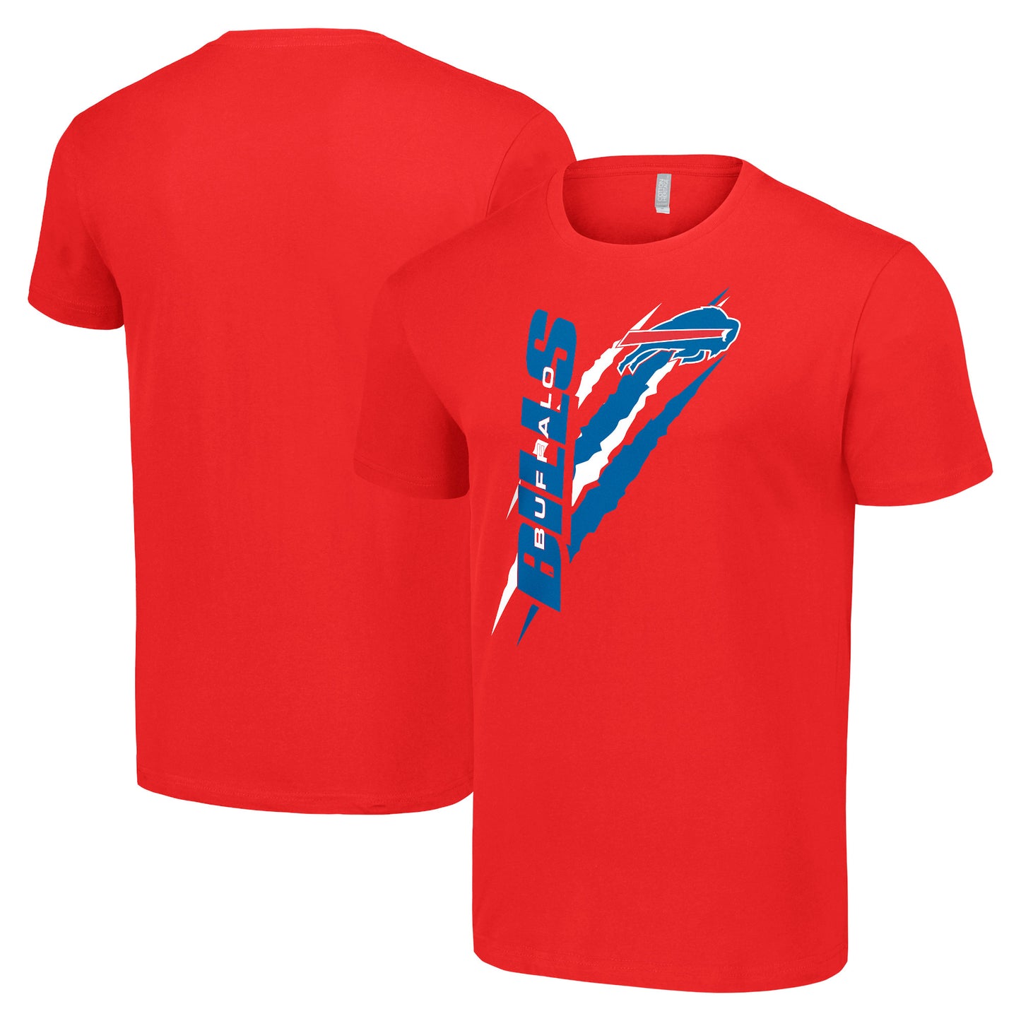 Men's Starter Red Buffalo Bills Color Scratch T-Shirt