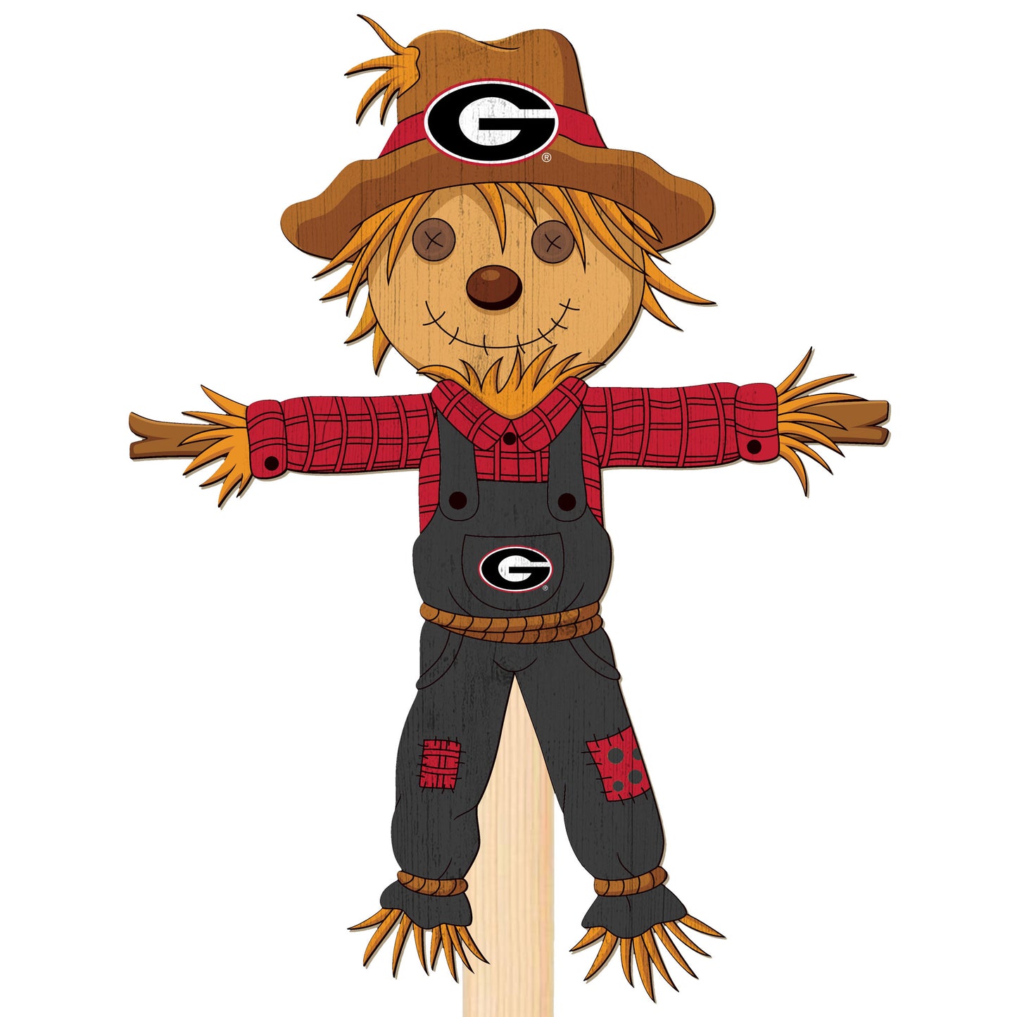 Georgia Bulldogs 12" Scarecrow Yard Stake