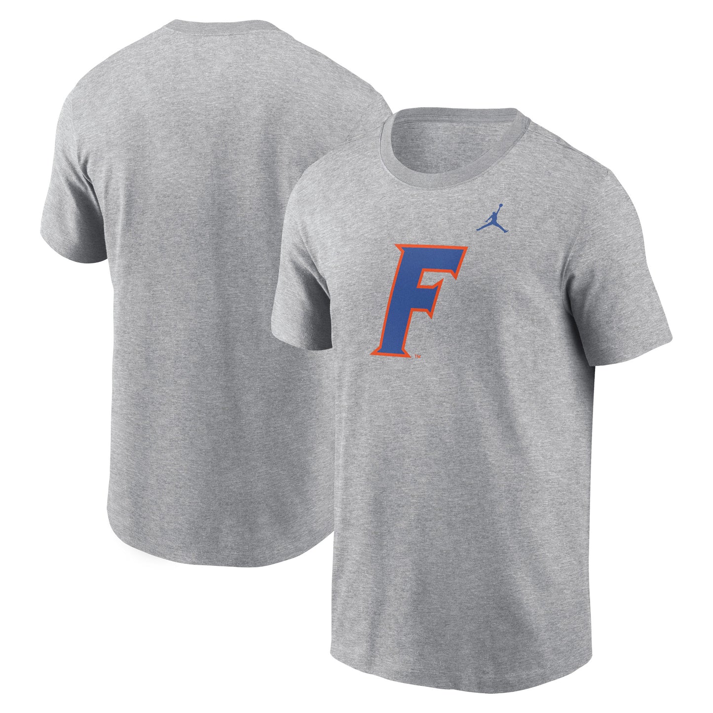 Men's Jordan Brand Heather Gray Florida Gators Primetime Evergreen Alternate Logo T-Shirt