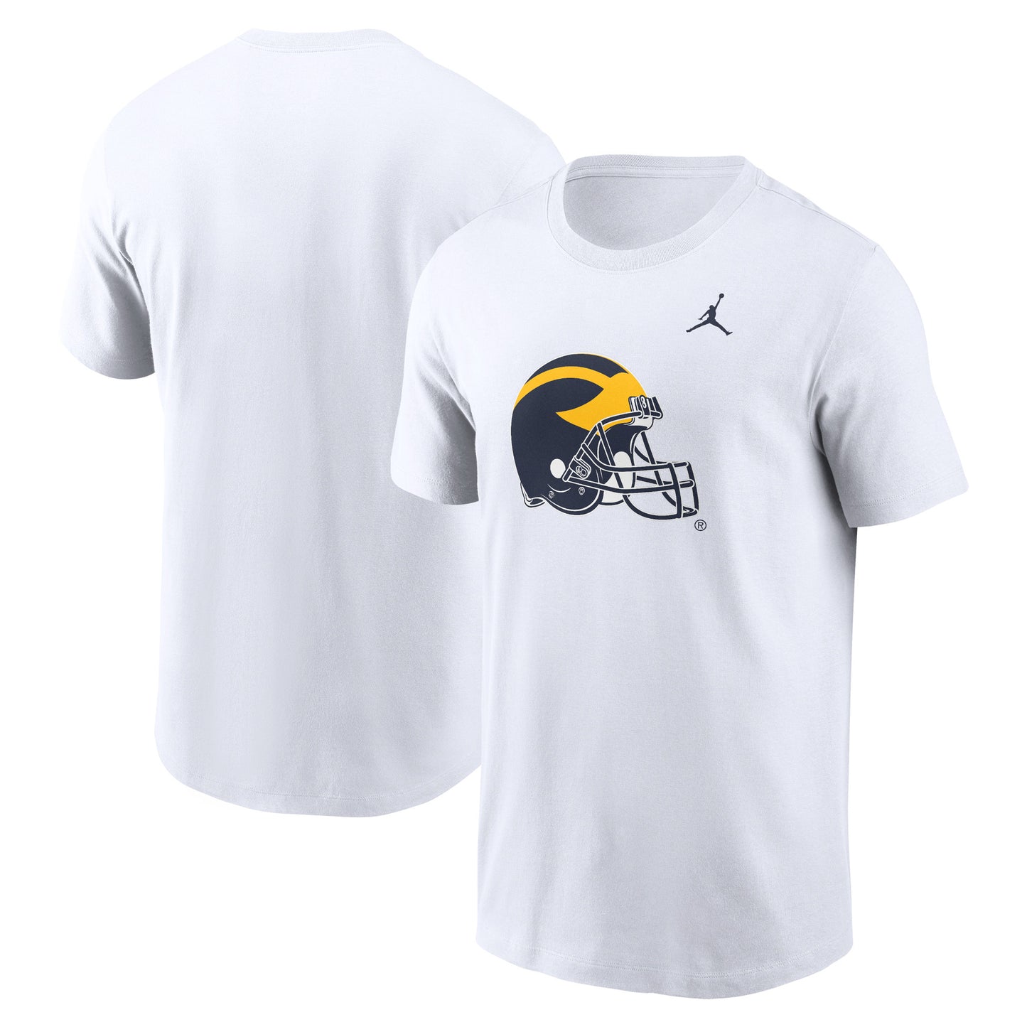 Men's Jordan Brand White Michigan Wolverines Primetime Evergreen Alternate Logo T-Shirt