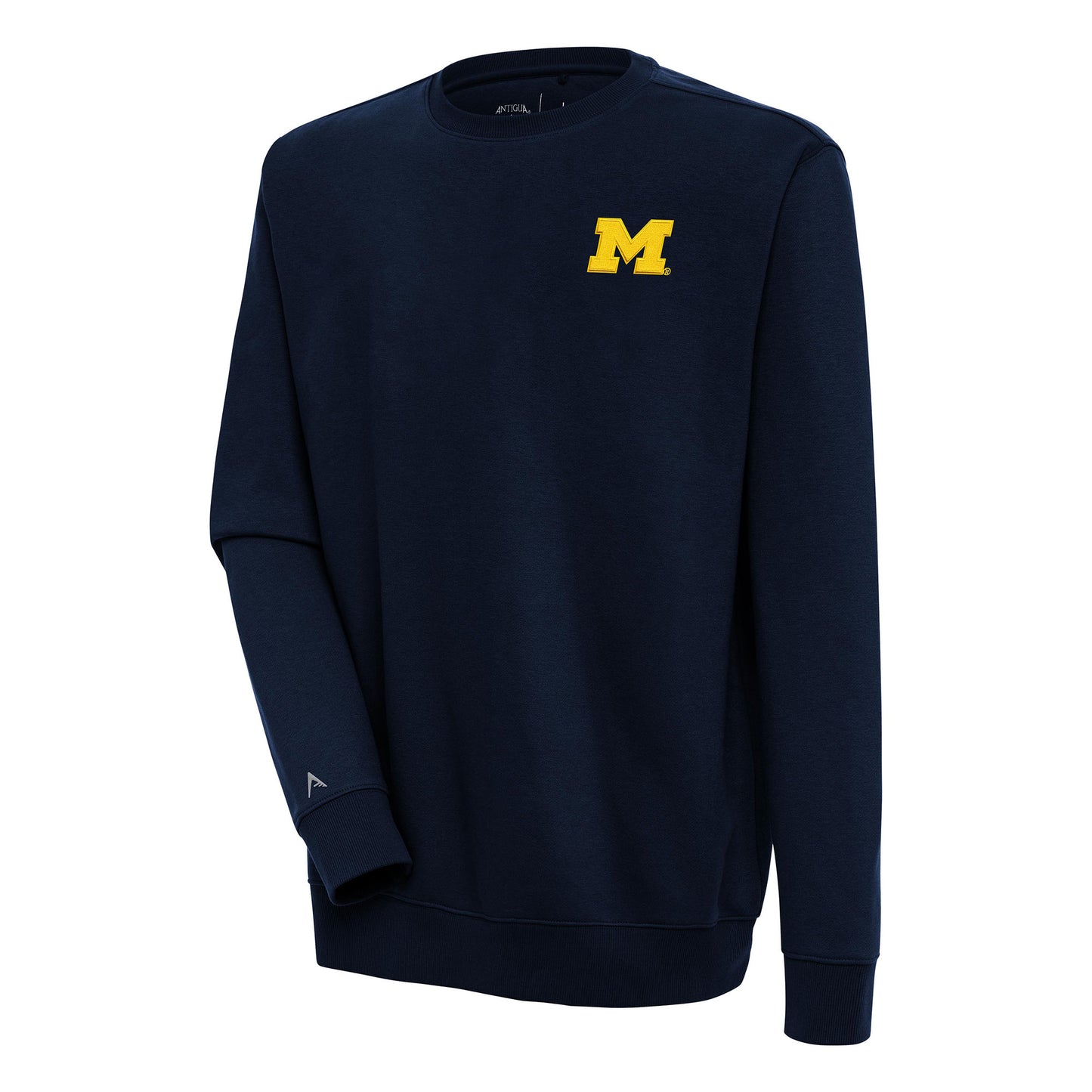 Men's Antigua Navy Michigan Wolverines Victory Pullover Sweatshirt