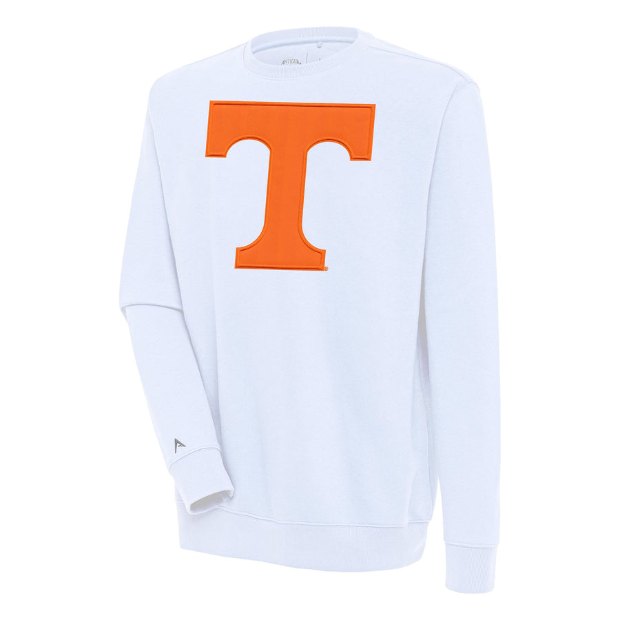 Men's Antigua White Tennessee Volunteers Victory Pullover Sweatshirt