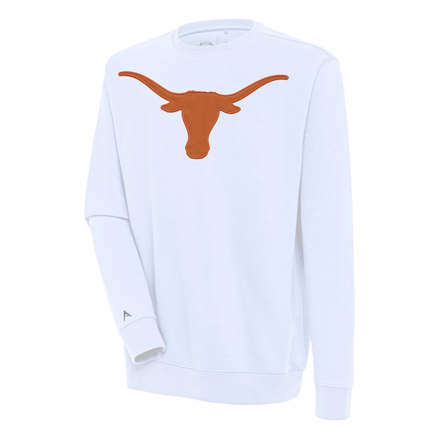 Men's Antigua White Texas Longhorns Victory Pullover Sweatshirt