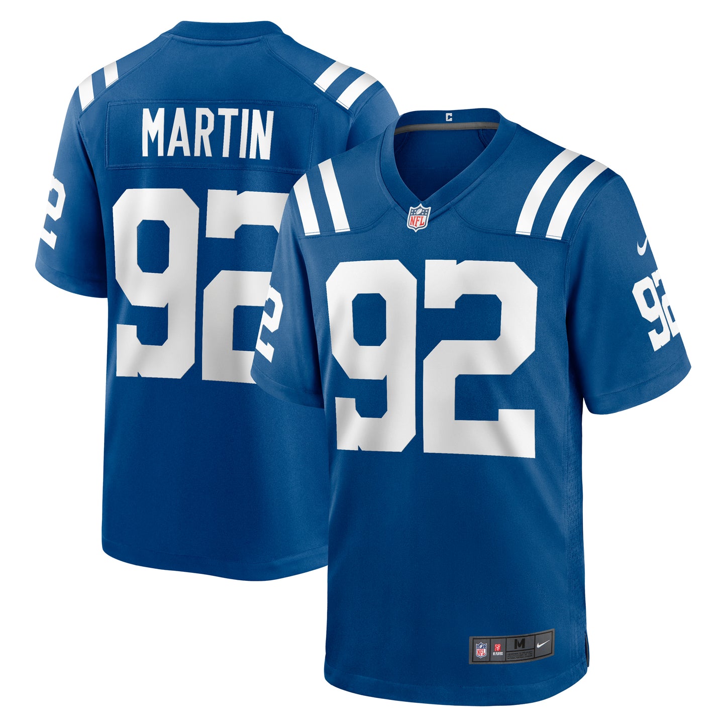 Men's Nike Jacob Martin Royal Indianapolis Colts Team Game Jersey