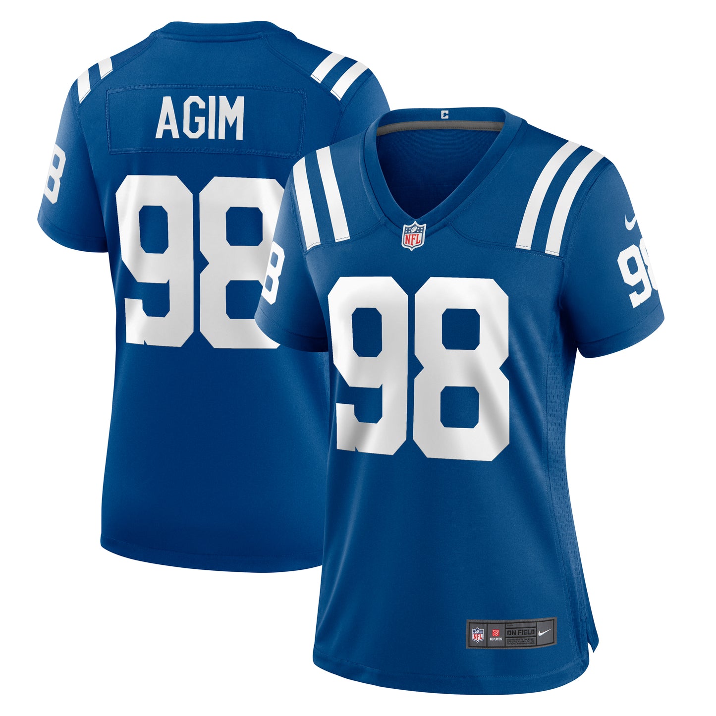 Women's Nike McTelvin Agim Royal Indianapolis Colts Team Game Jersey