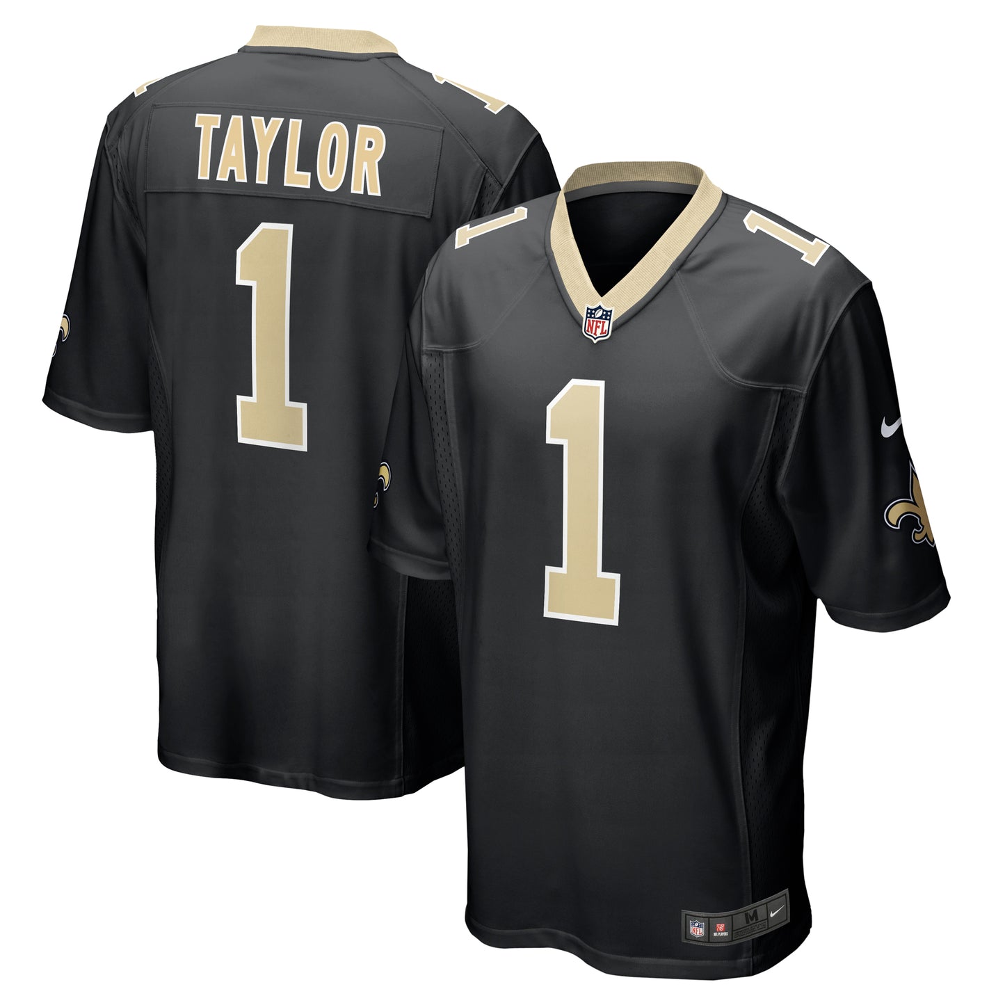 Men's Nike Alontae Taylor Black New Orleans Saints Team Game Jersey