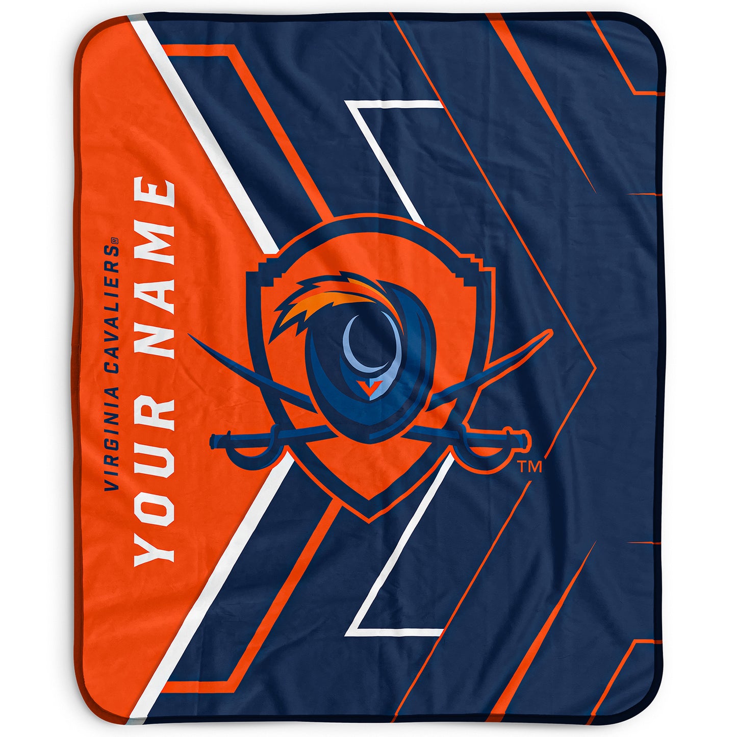 Pegasus Virginia Cavaliers 50" x 60" Arrow Personalized Fleece Blanket