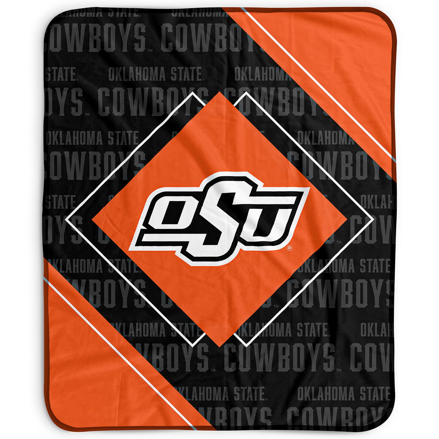 Pegasus Oklahoma State Cowboys 50" x 60" Diamond Logo Fleece Blanket