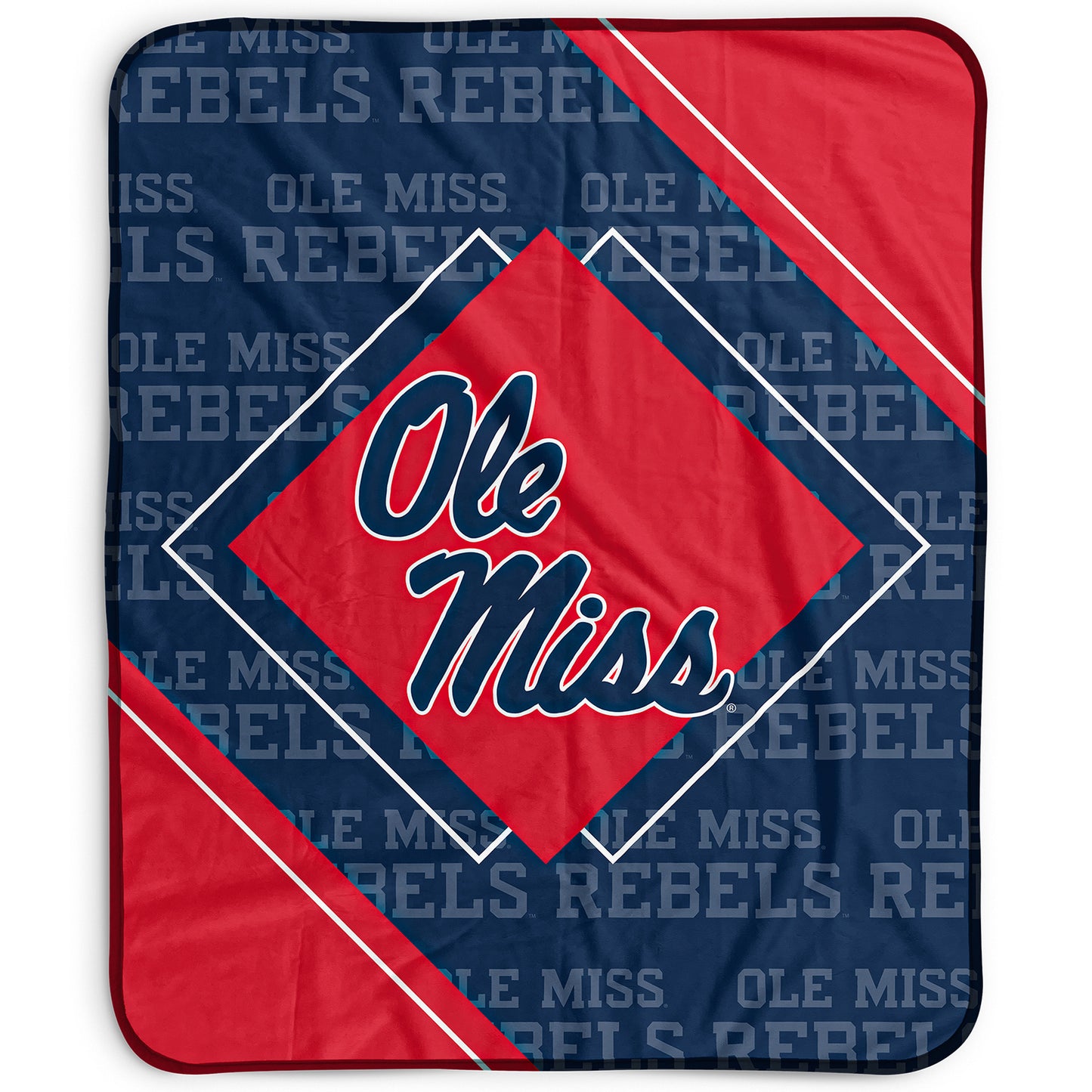 Pegasus Ole Miss Rebels 50" x 60" Diamond Logo Fleece Blanket