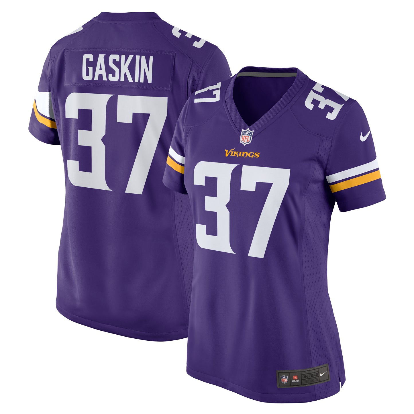 Women's Nike Myles Gaskin Purple Minnesota Vikings Team Game Jersey