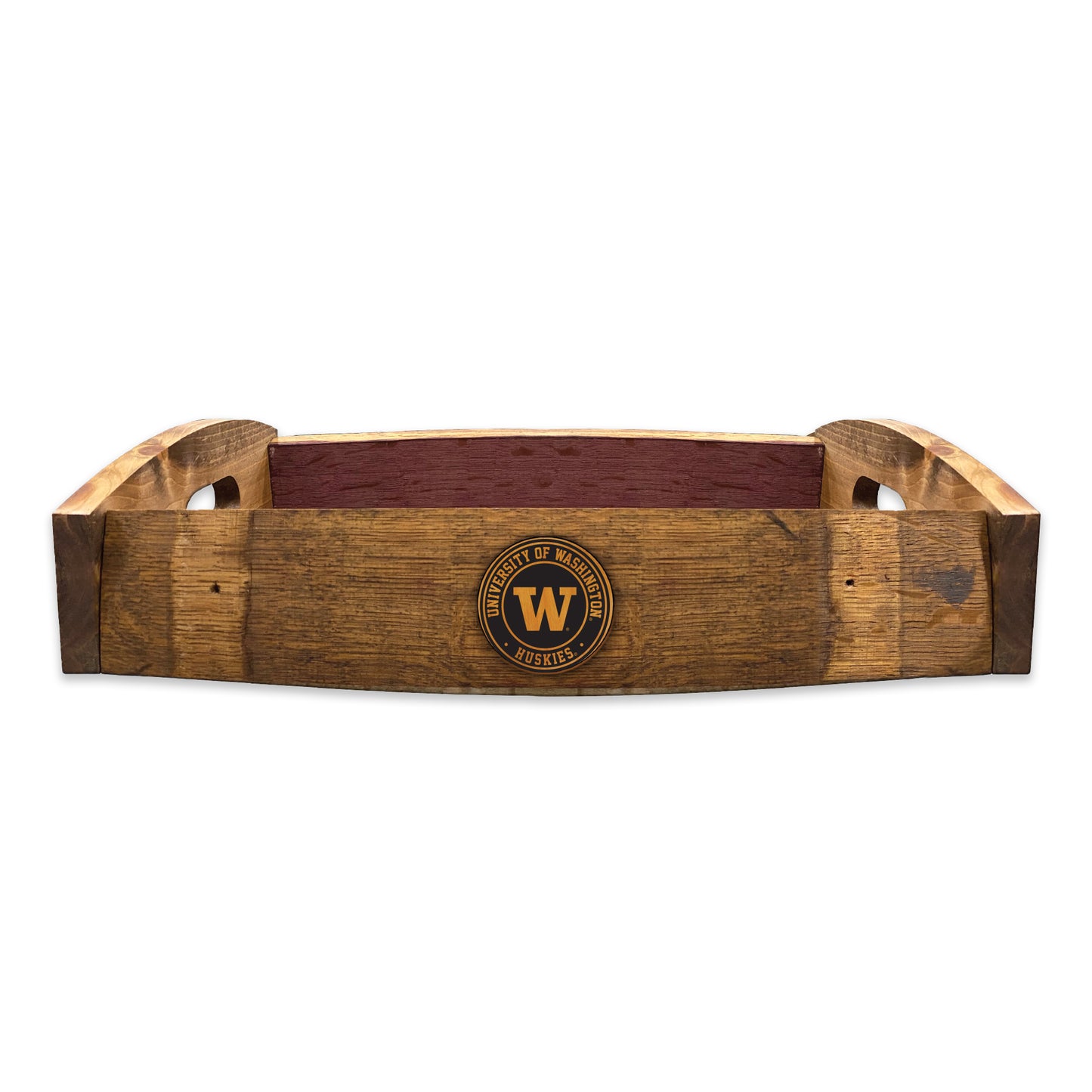 Washington Huskies Barrel Stave Serving Tray