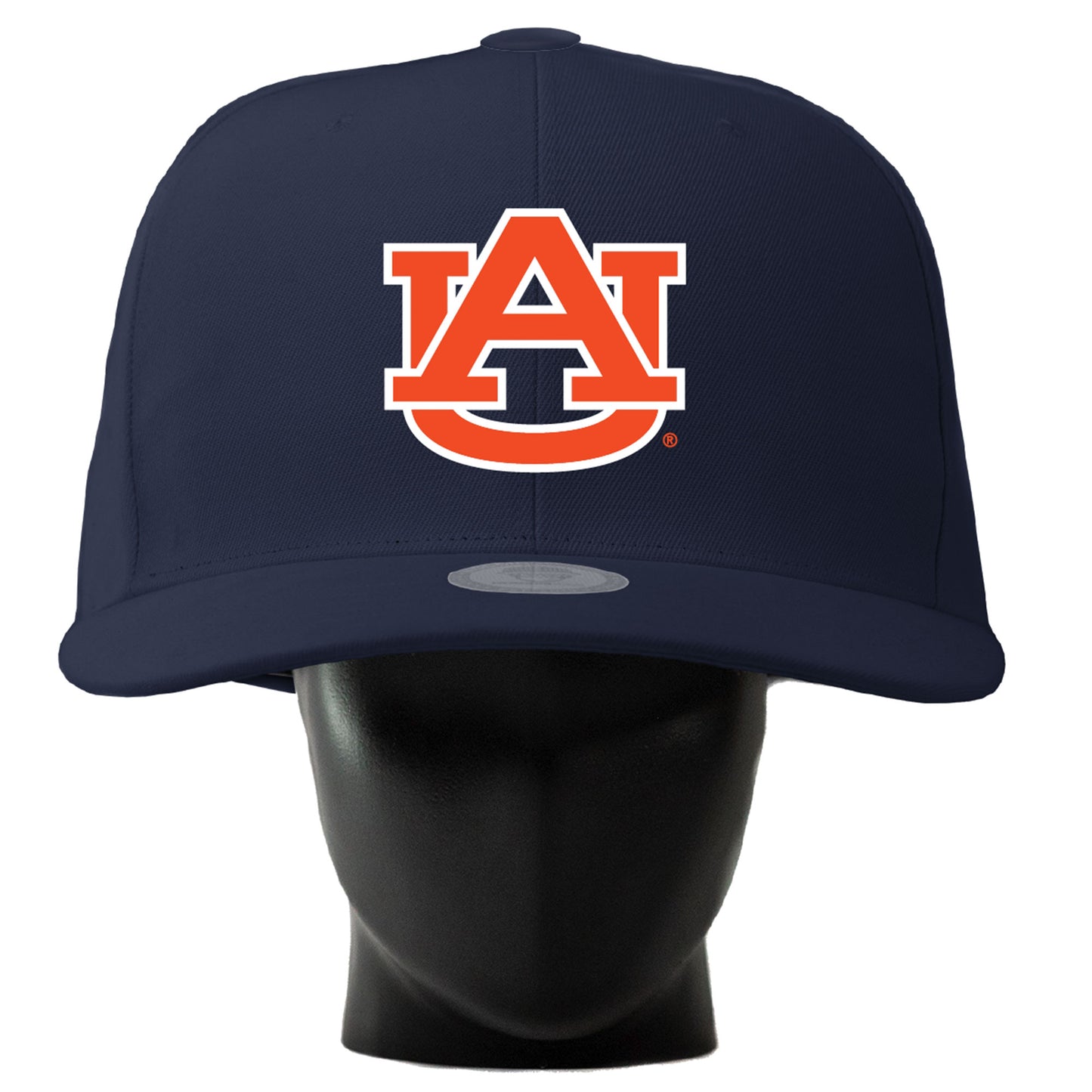 Unisex Noggin Boss Navy Auburn Tigers Oversized Hat