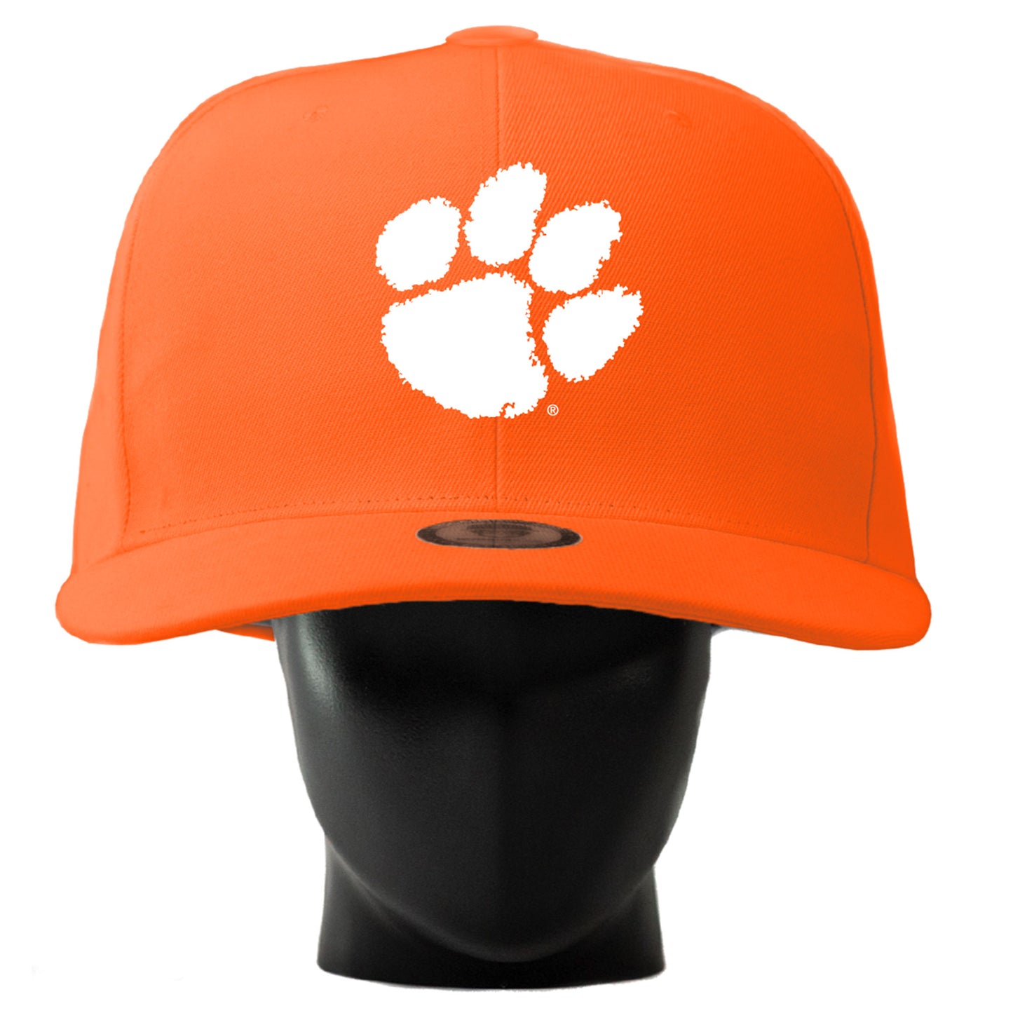 Unisex Noggin Boss Orange Clemson Tigers Oversized Hat