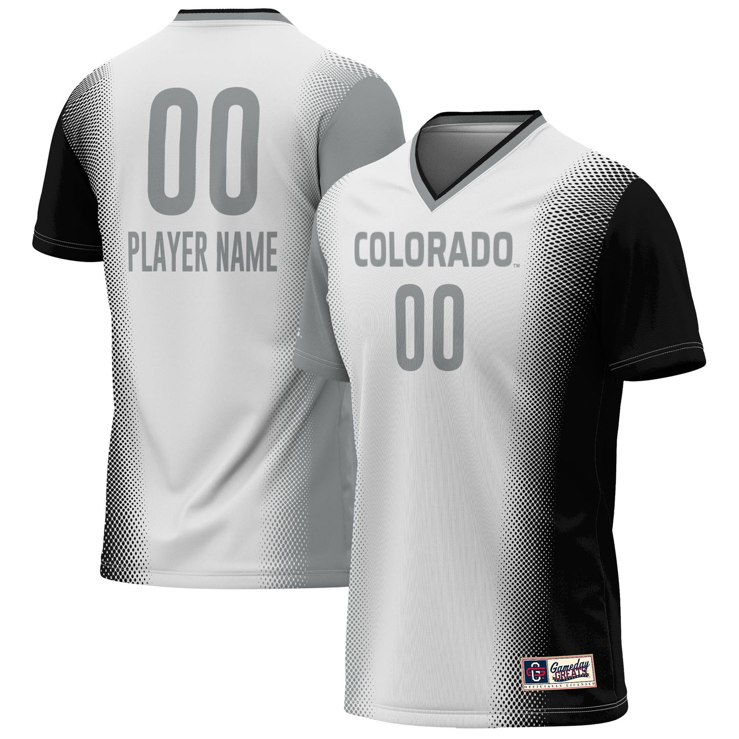 Unisex GameDay Greats White Colorado Buffaloes Pick-A-Player NIL Lightweight Soccer Jersey