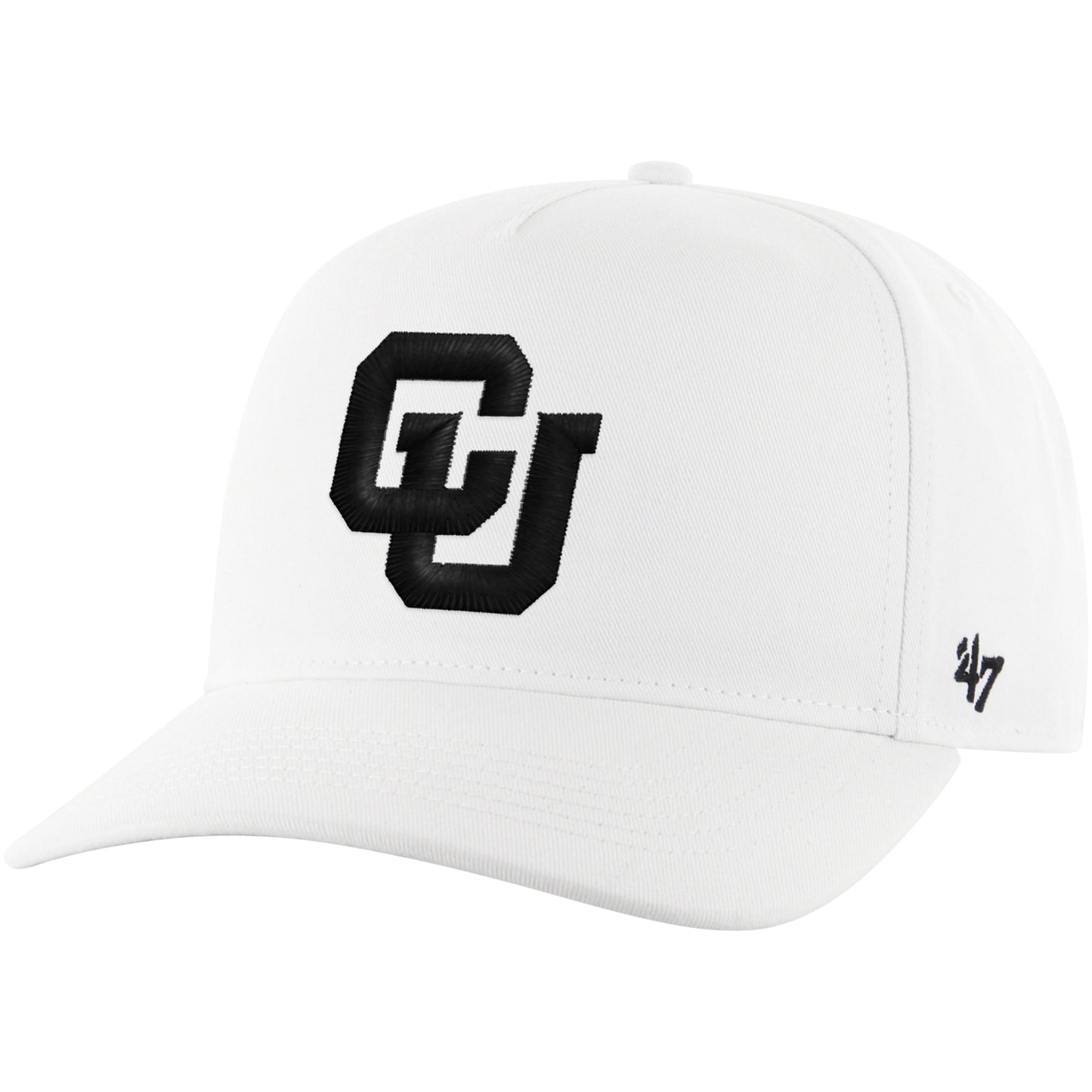 Men's '47 White Colorado Buffaloes Throwback Logo Classic Hitch Adjustable Hat